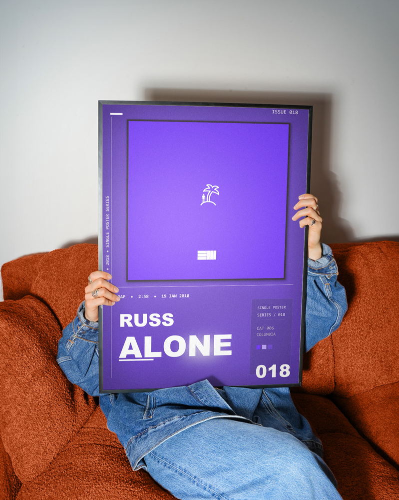 Music poster: Russ - Alone