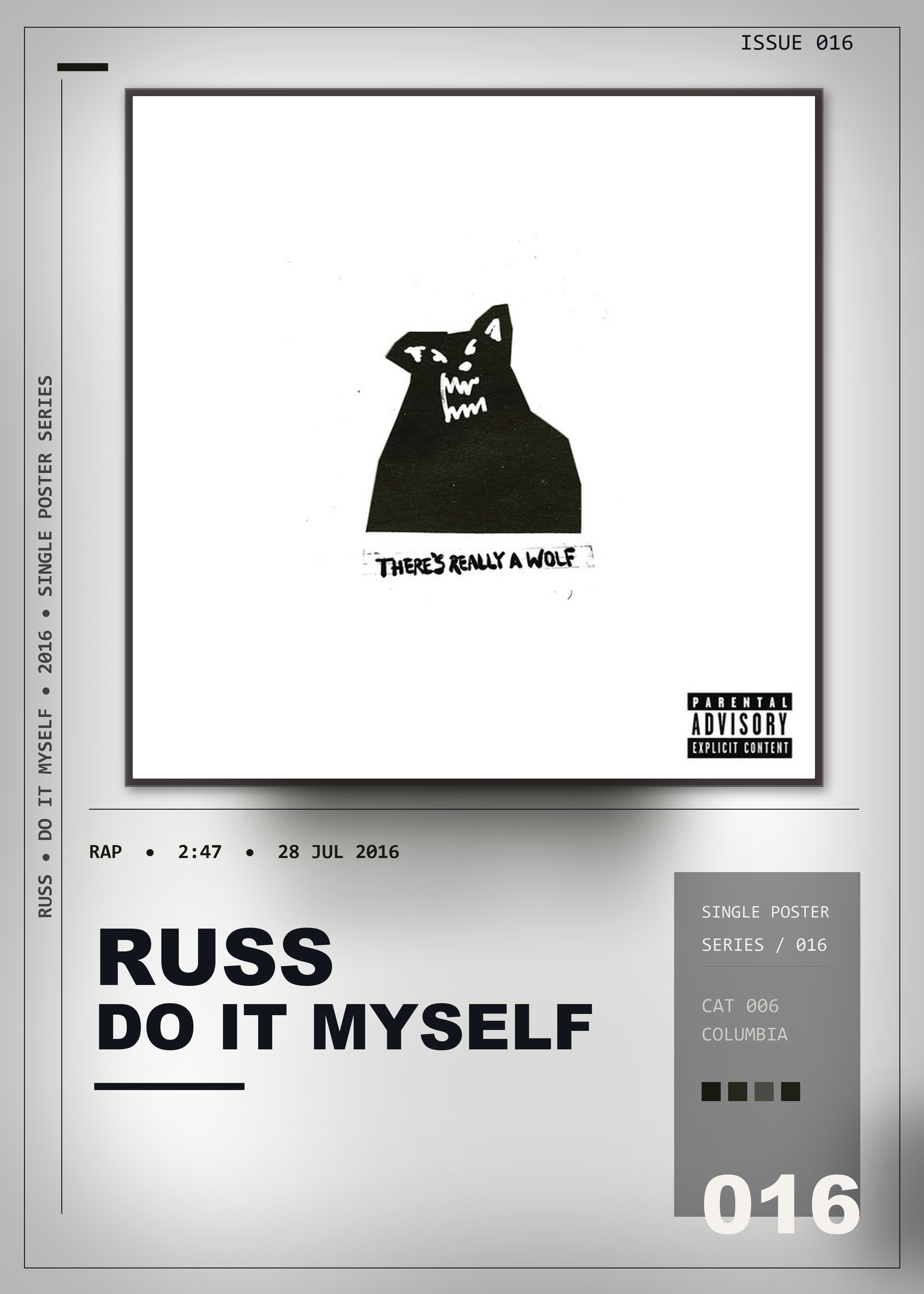 Music poster: Russ - Do It Myself