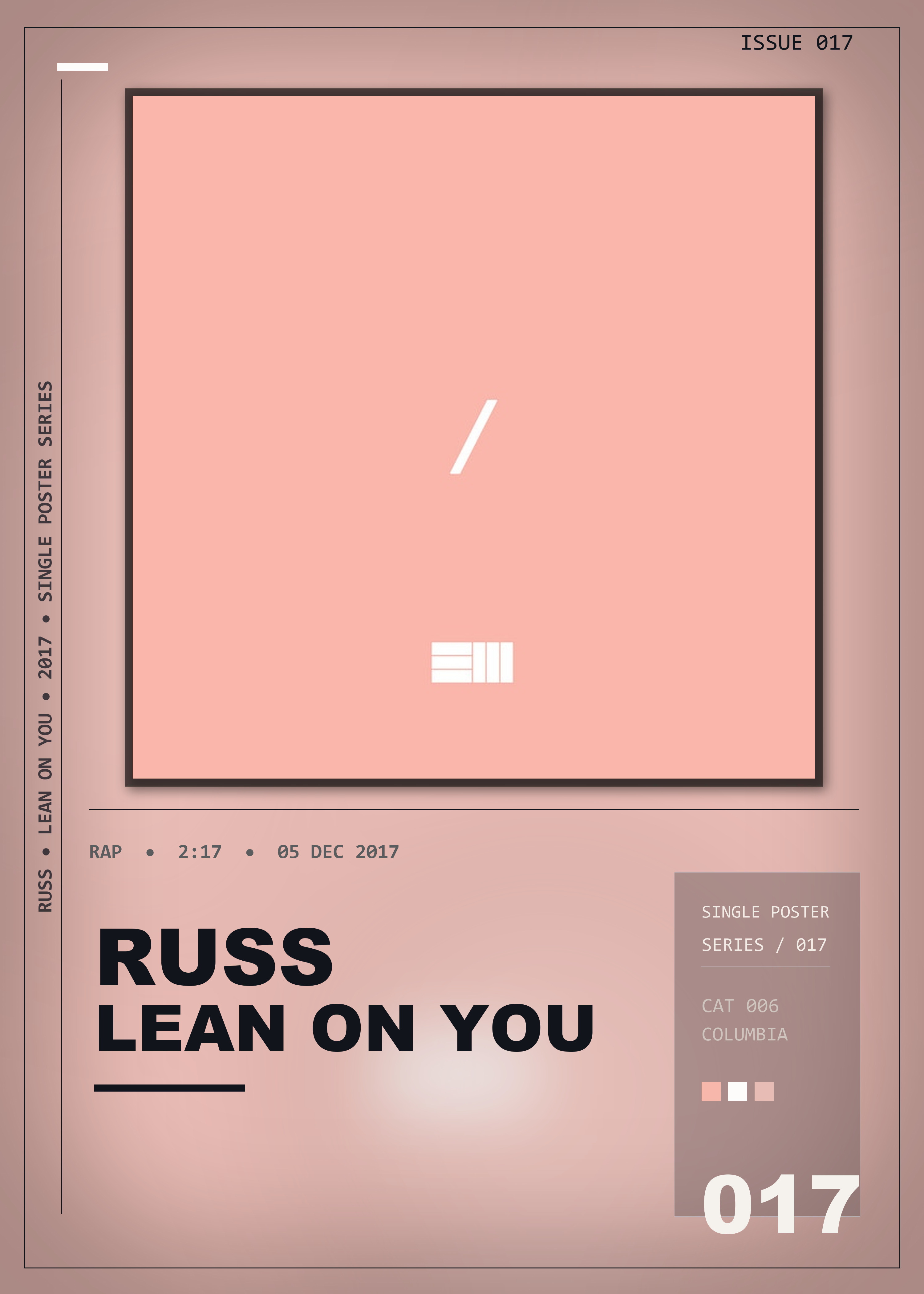 Music poster: Russ - Lean On You