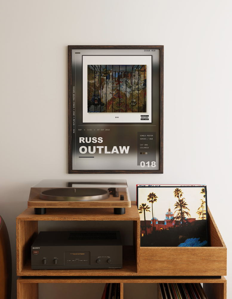 Music poster: Russ - Outlaw