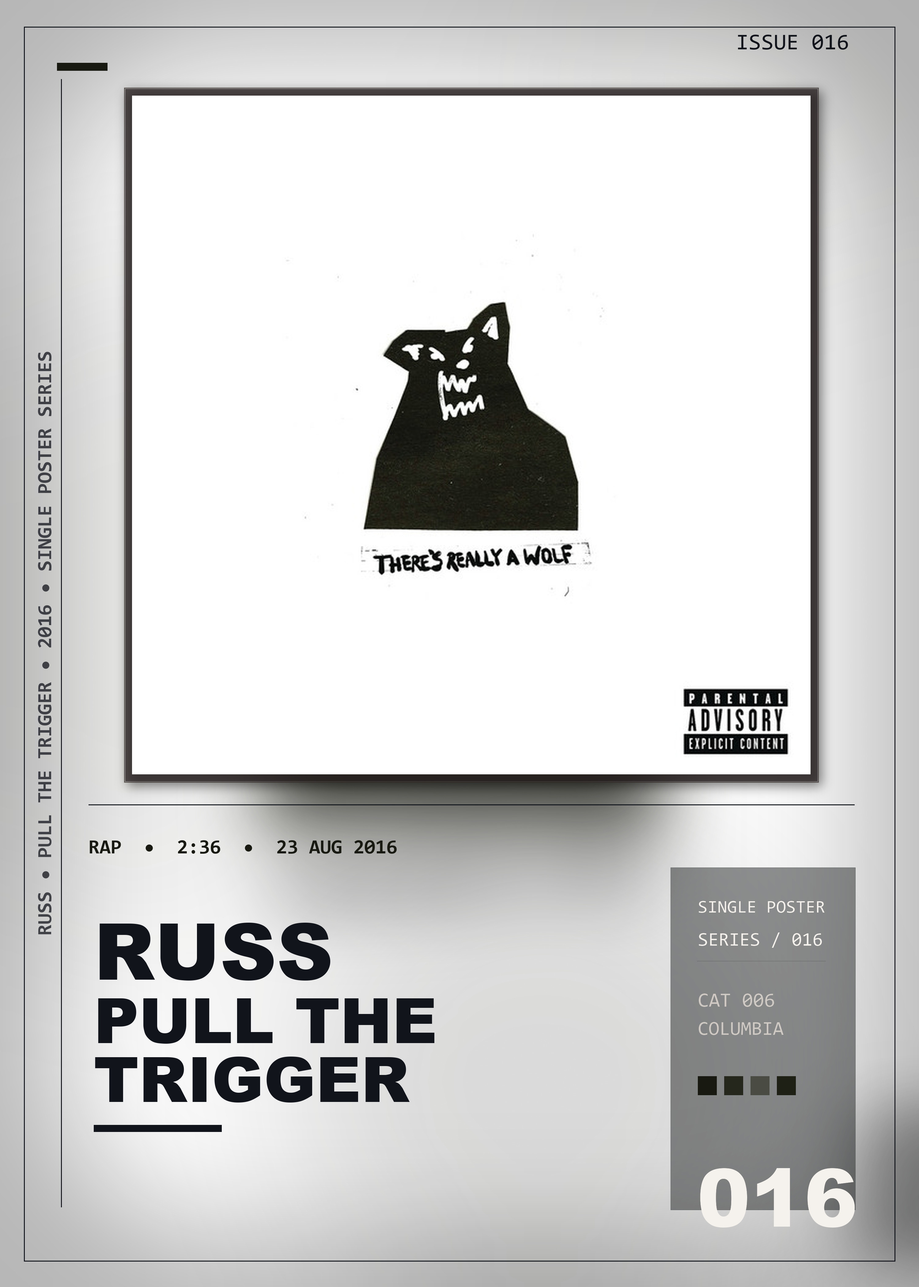 Music poster: Russ - Pull The Trigger