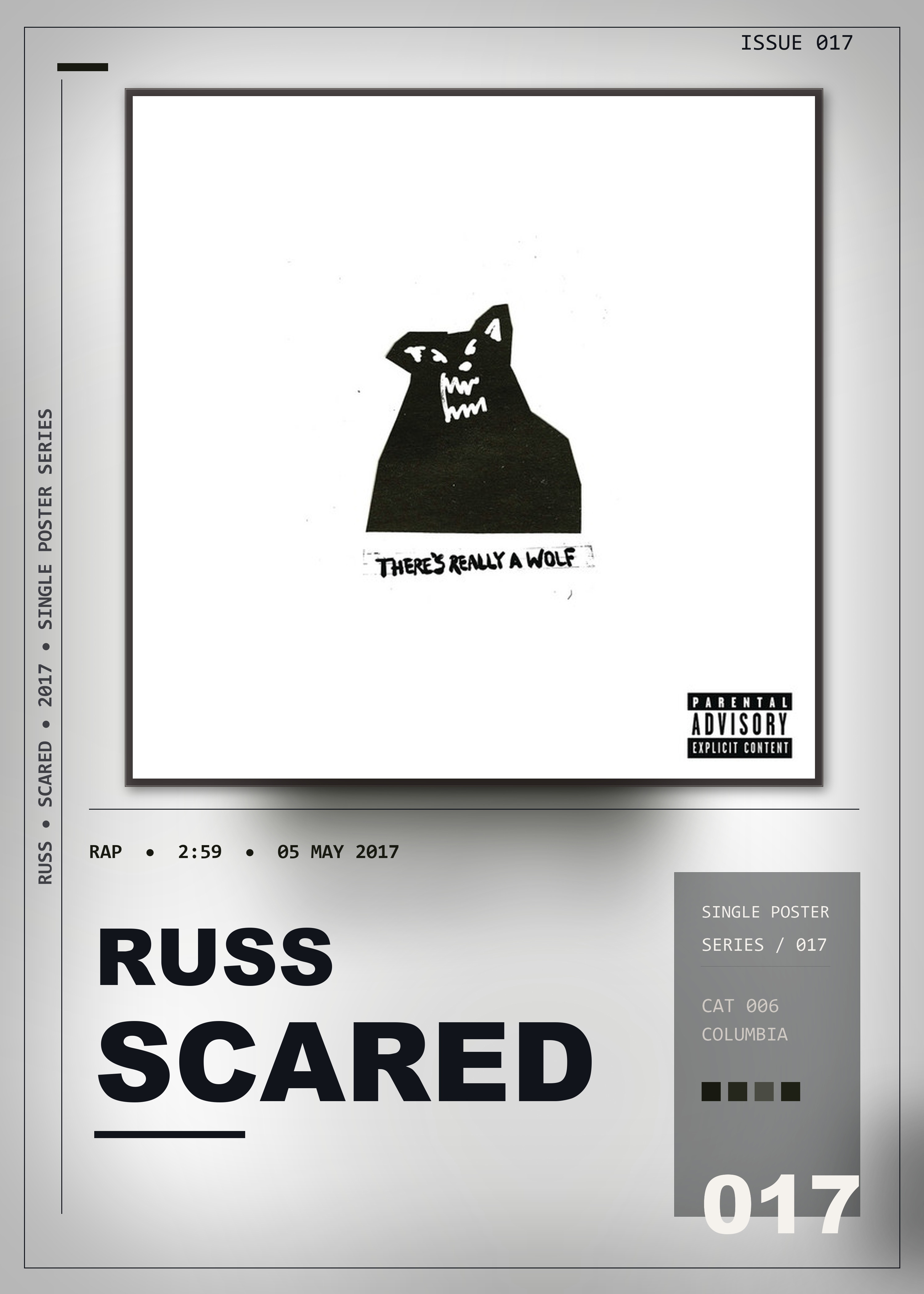 Music poster: Russ - Scared