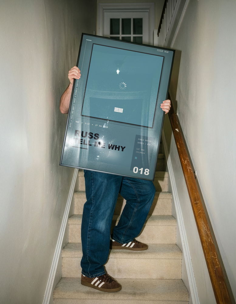 Music poster: Russ - Tell Me Why