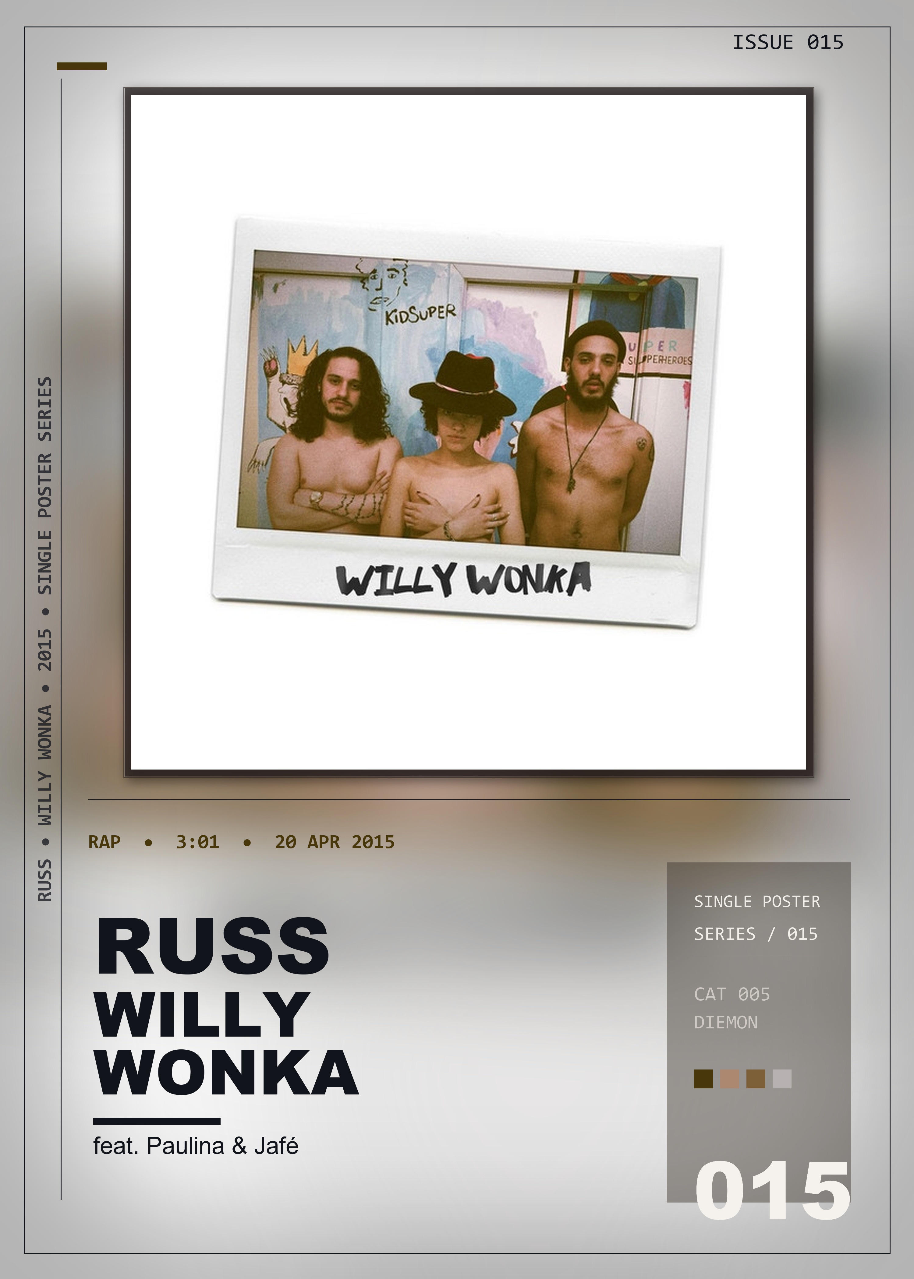 Music poster: Russ - Willy Wonka feat Paulina Jafé