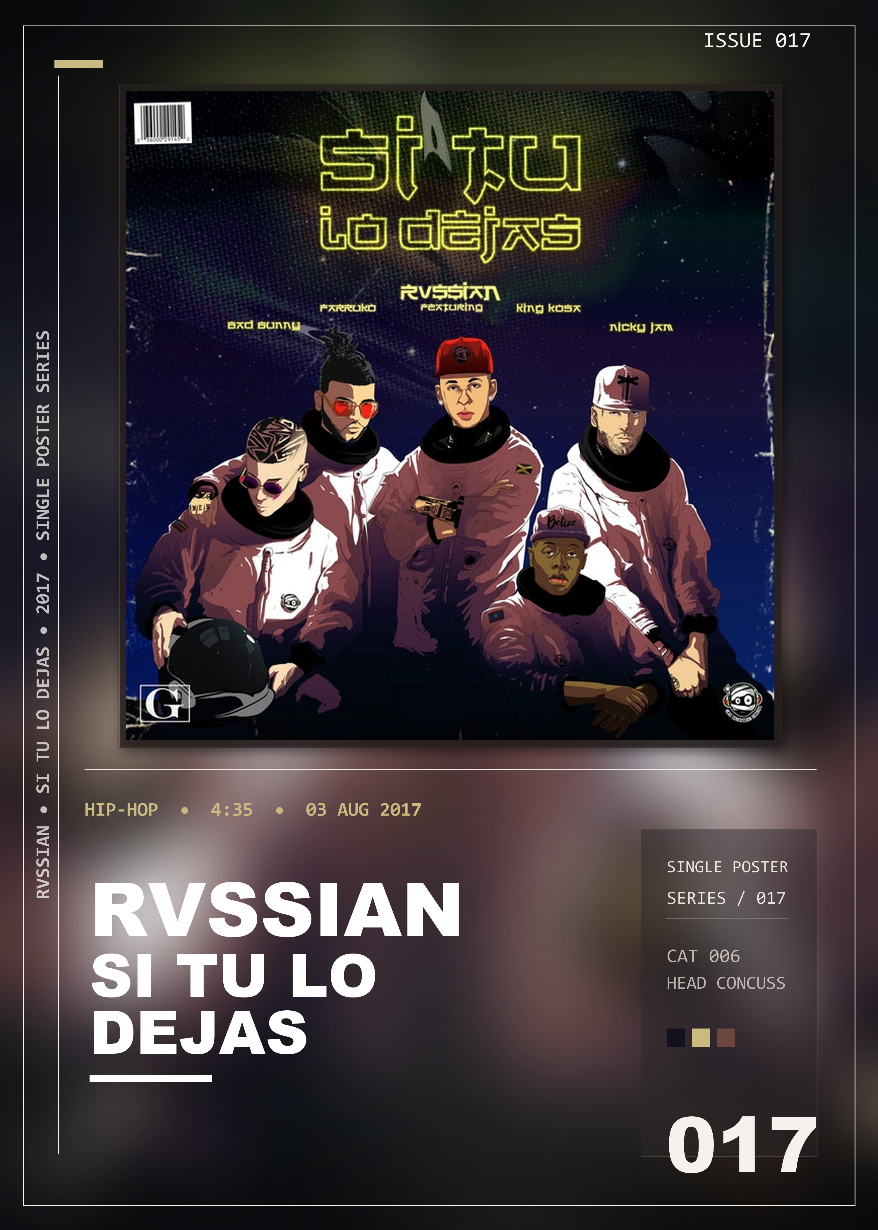 Music poster: Rvssian - Si Tu Lo Dejas