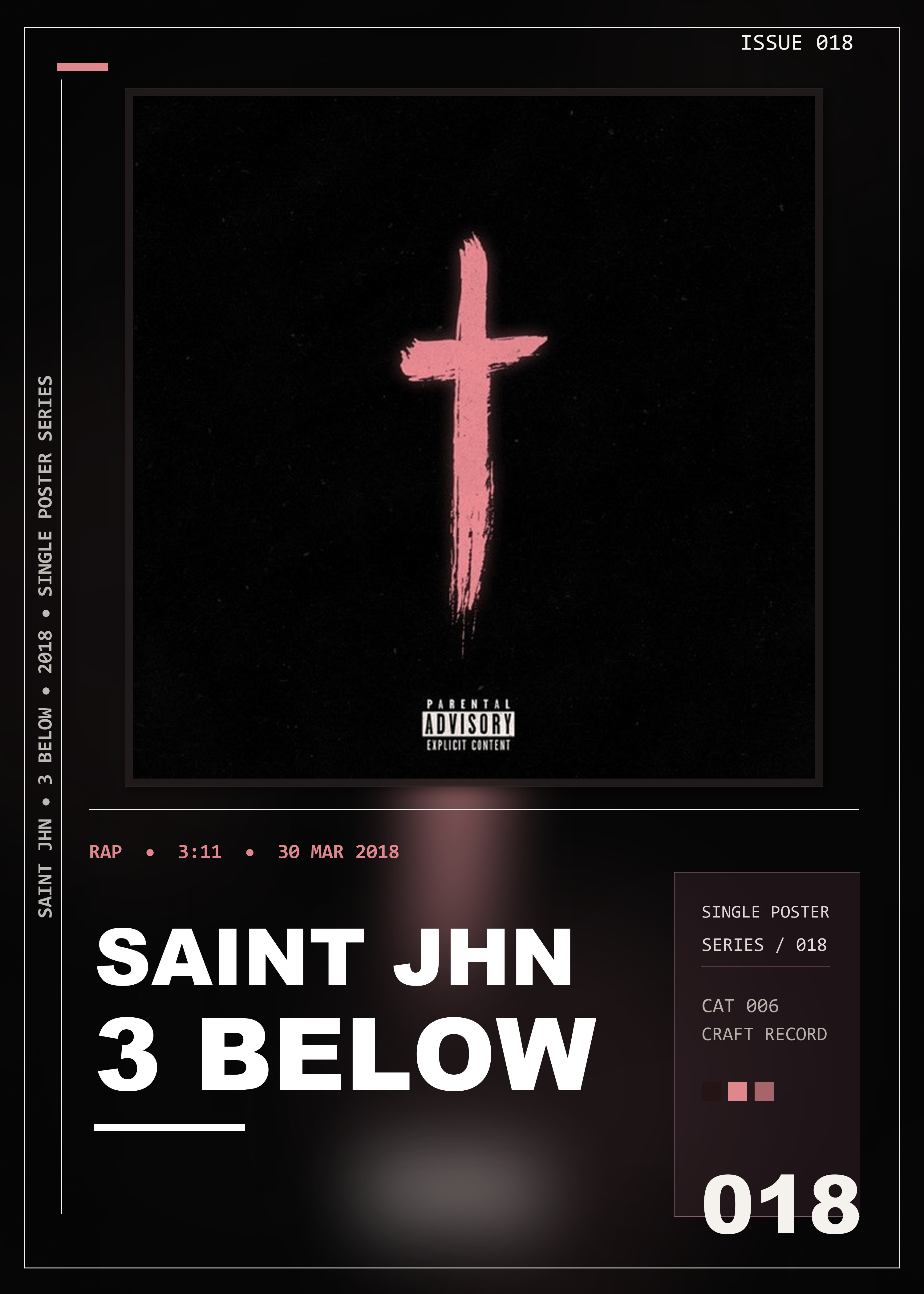 Music poster: SAINt JHN - 3 Below