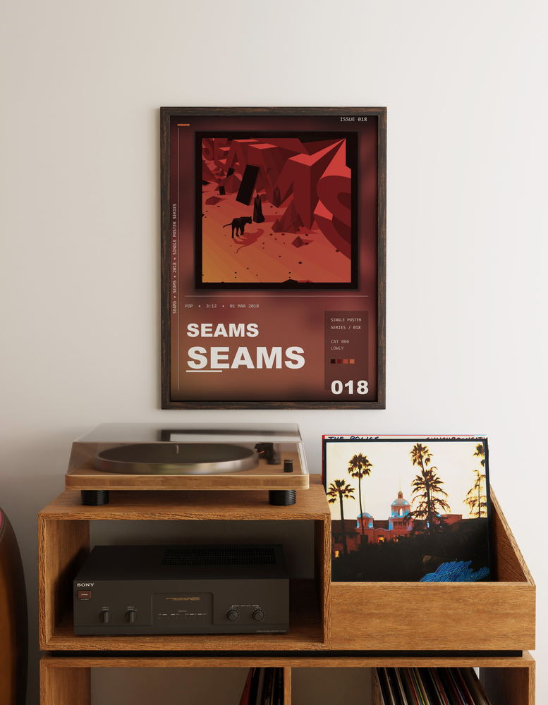 Music poster: SEAMS - seams
