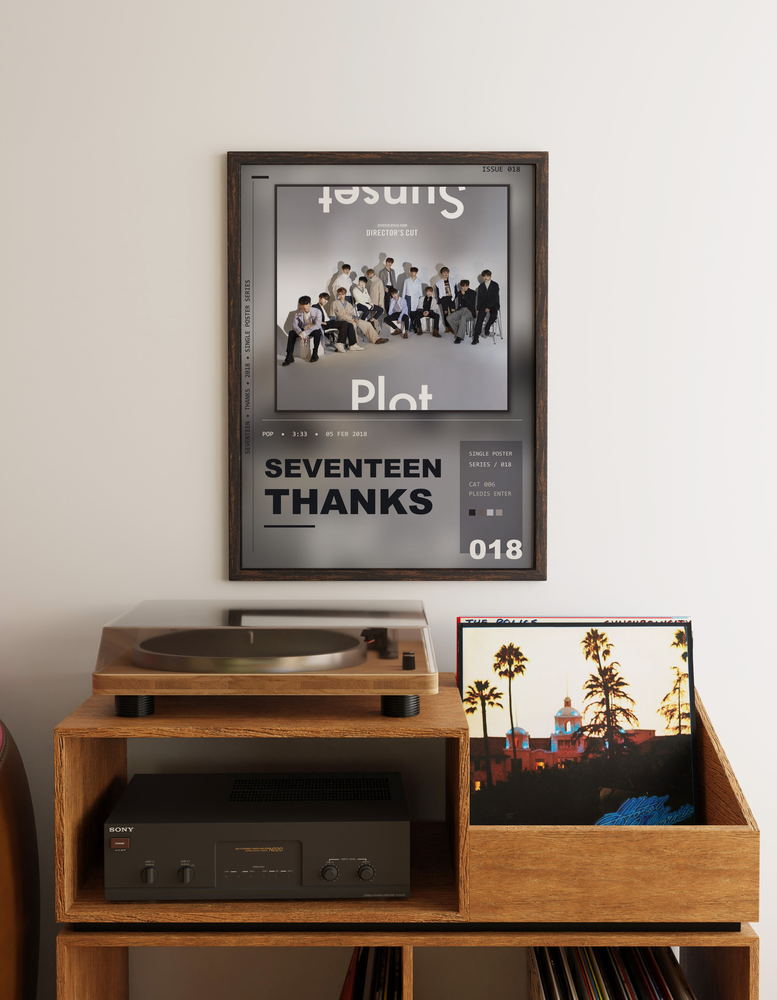 Music poster: SEVENTEEN - THANKS