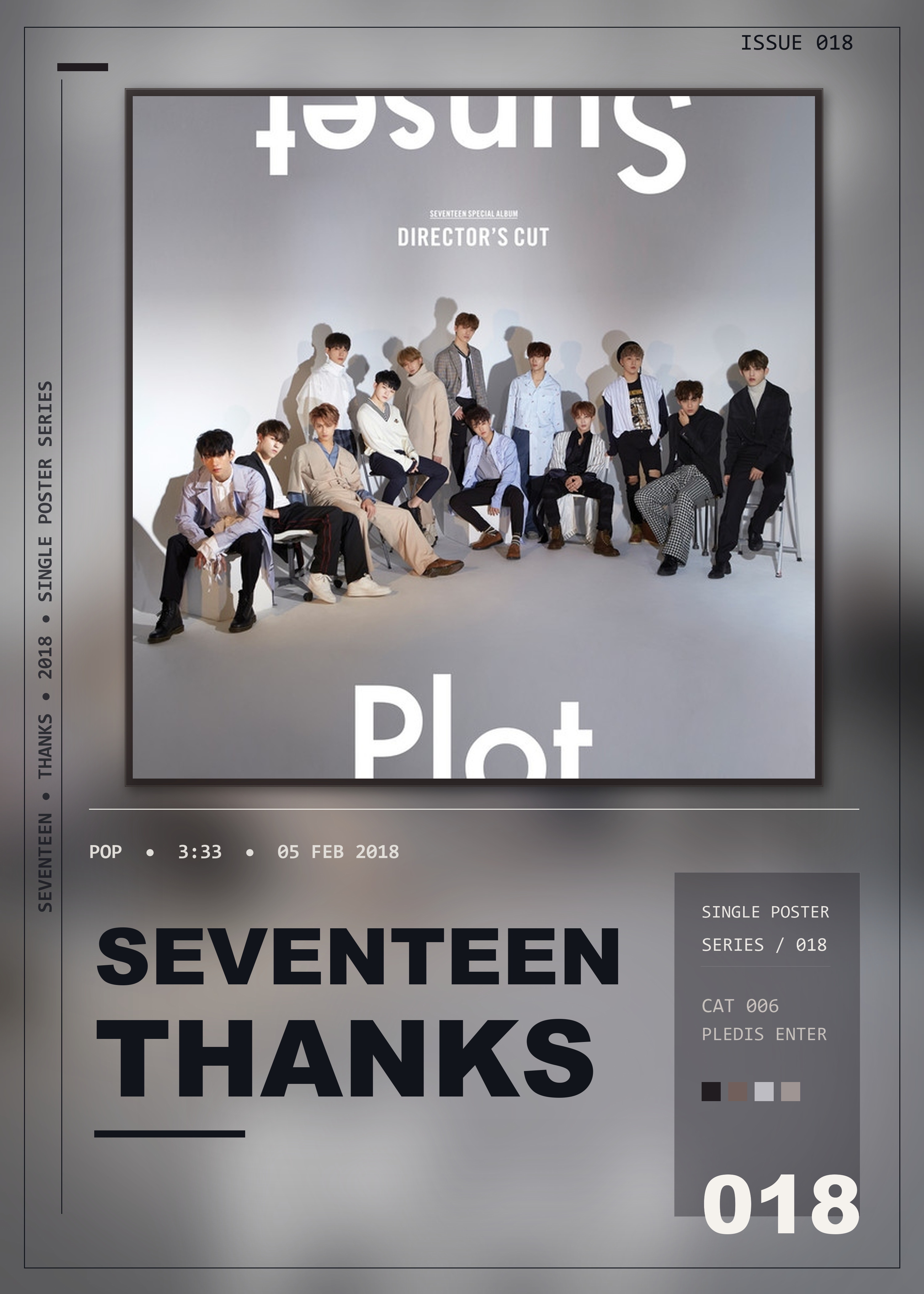 Music poster: SEVENTEEN - THANKS