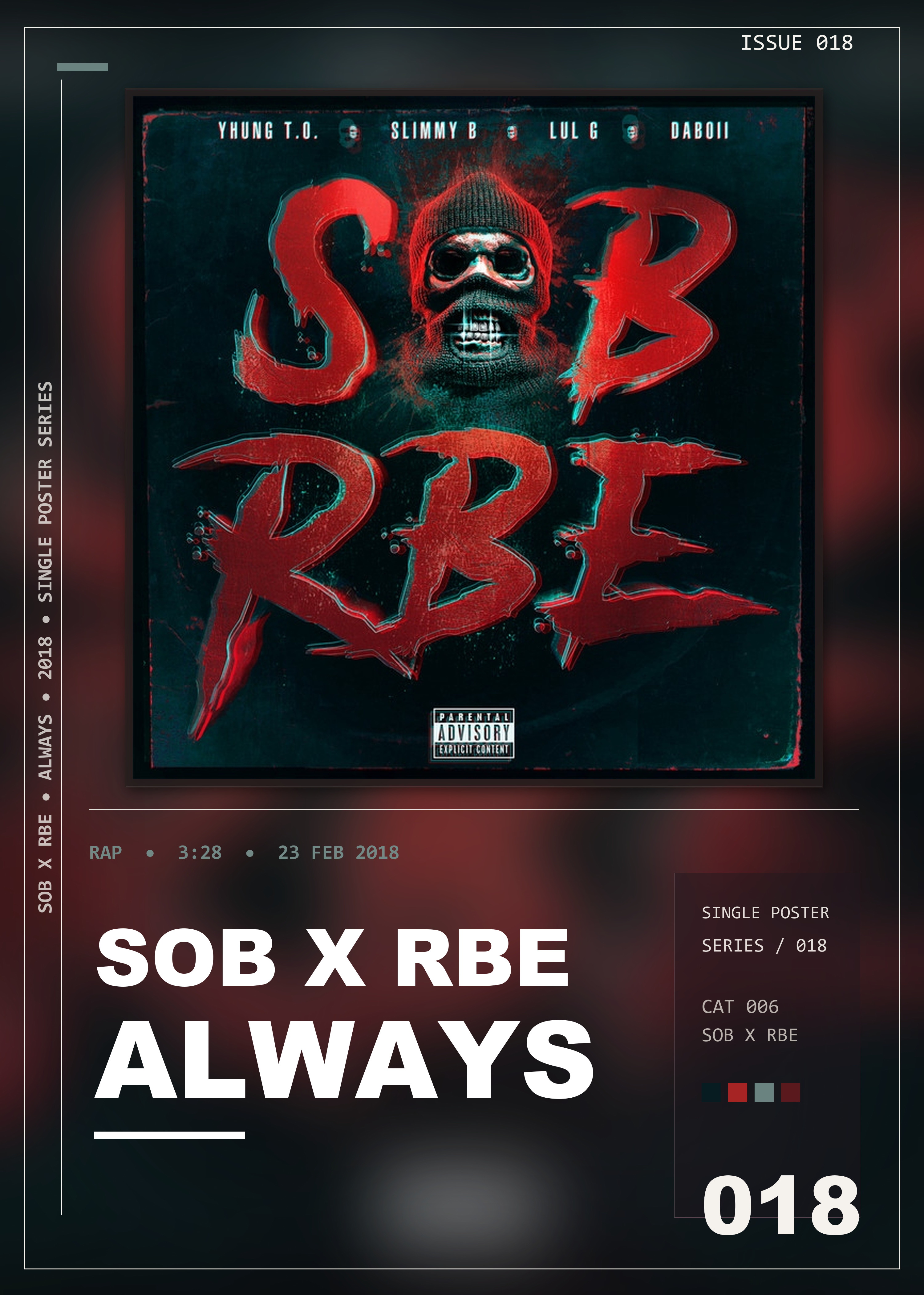 Music poster: SOB X RBE - Always