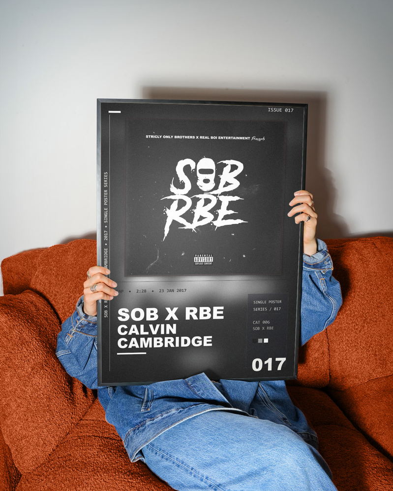 Music poster: SOB X RBE - Calvin Cambridge