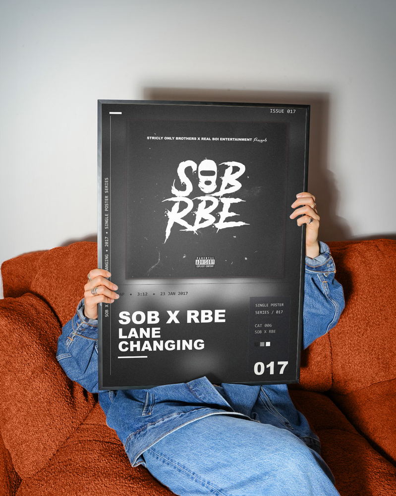 Music poster: SOB X RBE - Lane Changing