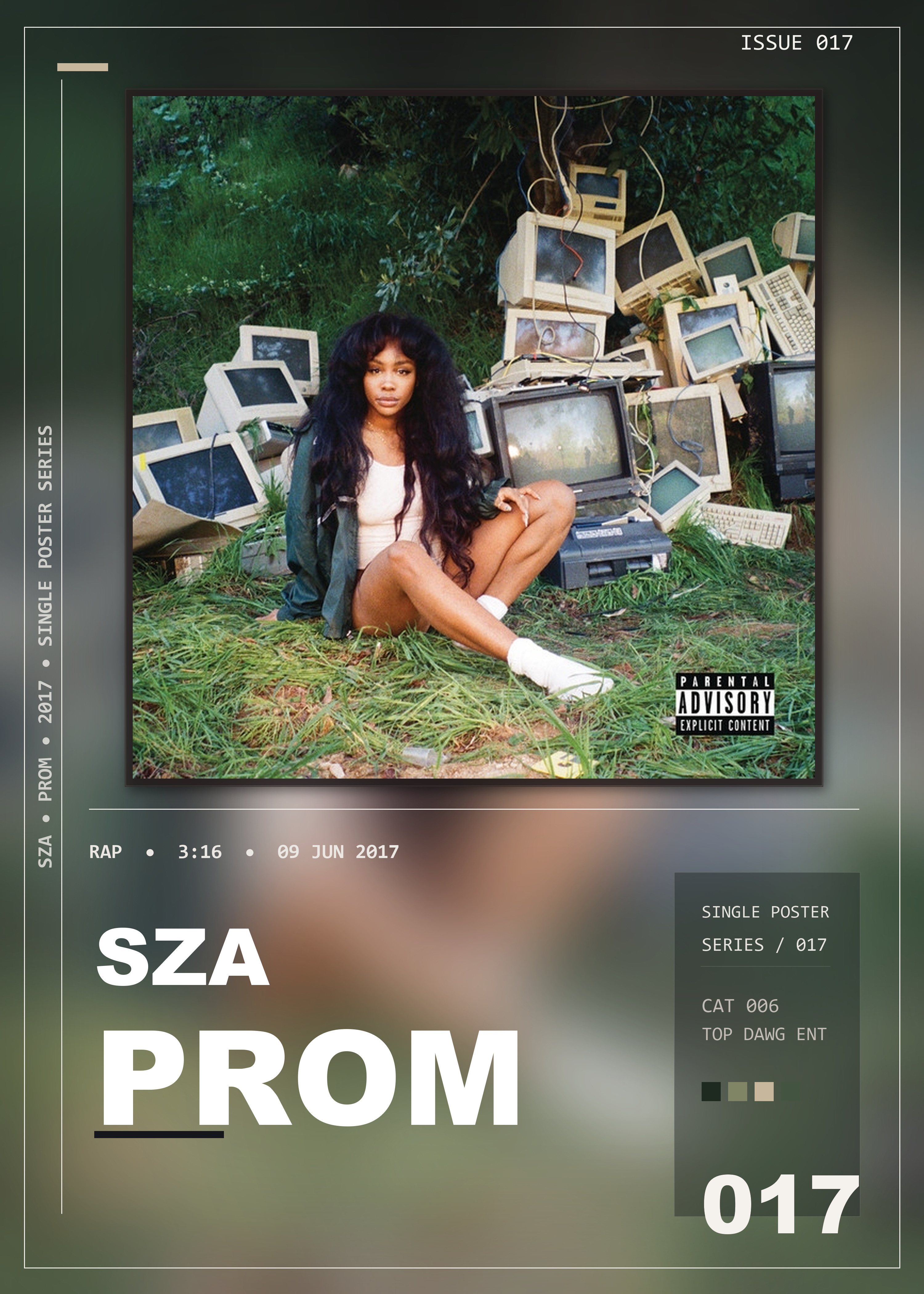 Music poster: SZA - Prom