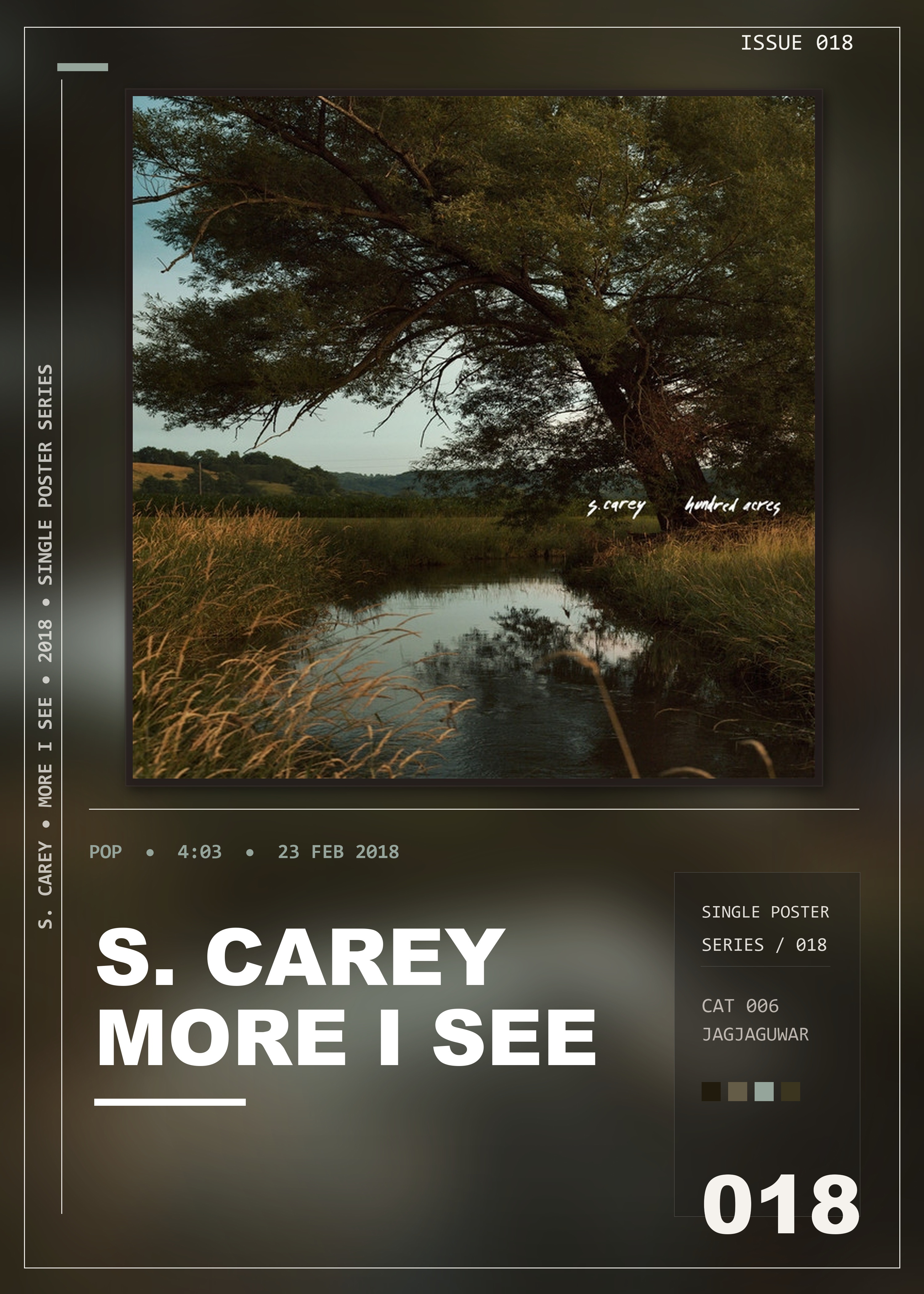 Music poster: S Carey - More I See