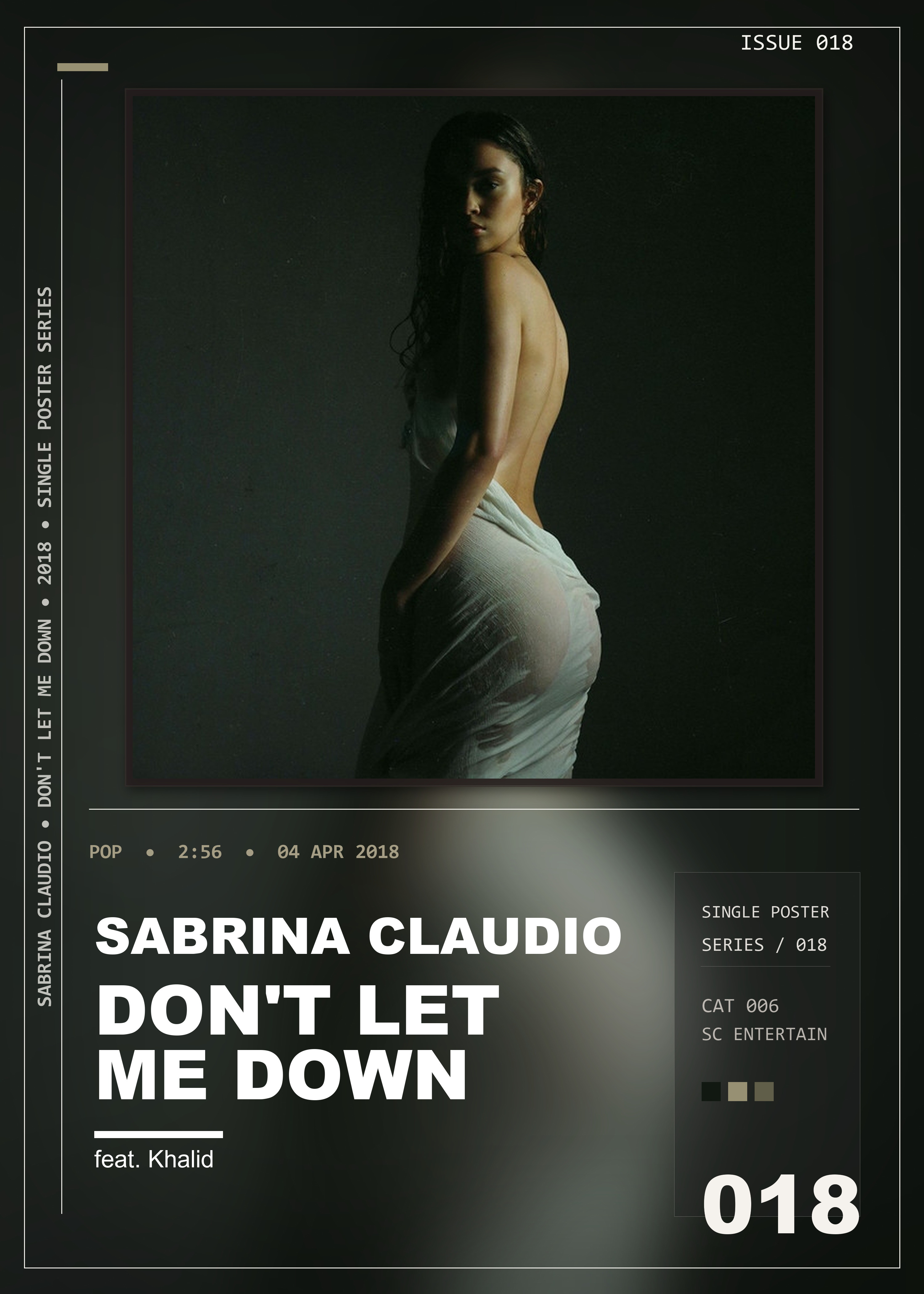 Music poster: Sabrina Claudio - Dont Let Me Down feat Khalid