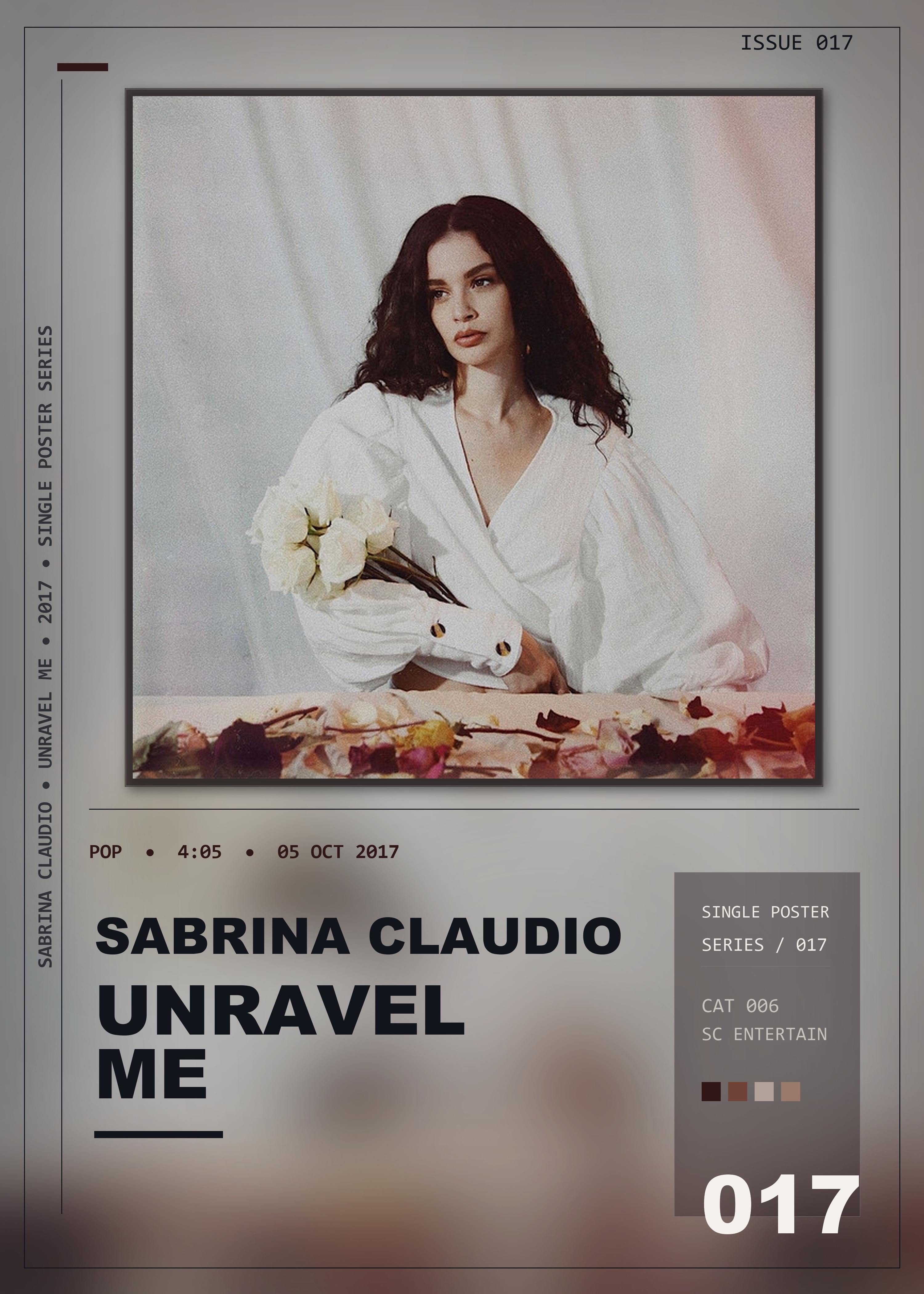 Music poster: Sabrina Claudio - Unravel Me