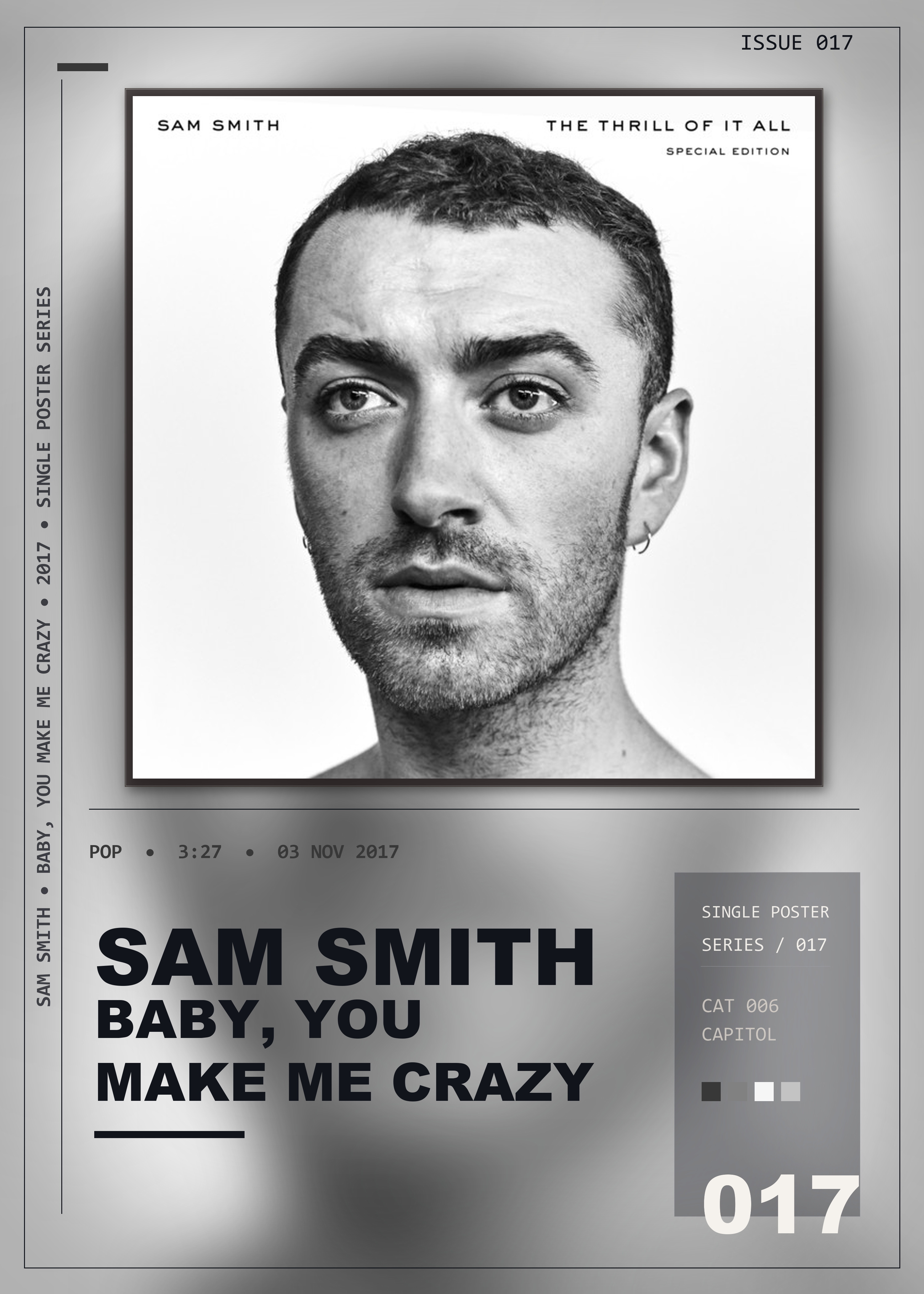 Music poster: Sam Smith - Baby You Make Me Crazy