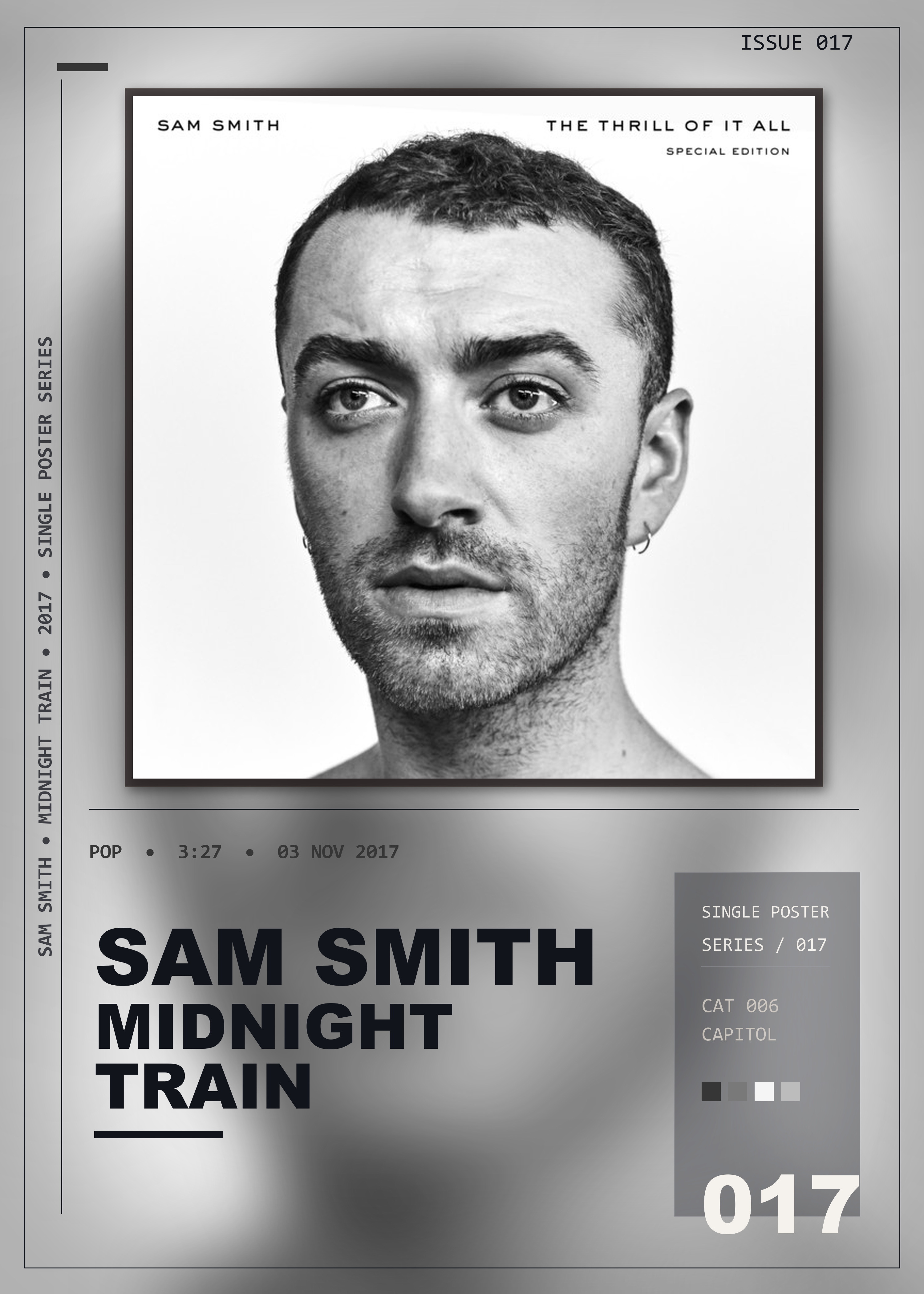 Music poster: Sam Smith - Midnight Train