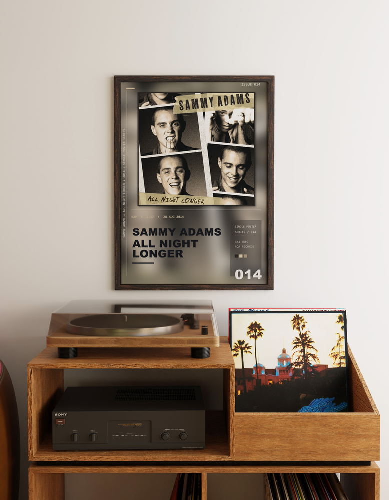 Music poster: Sammy Adams - All Night Longer