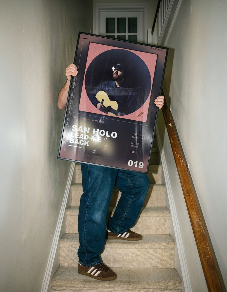 Music poster: San Holo - Lead Me Back