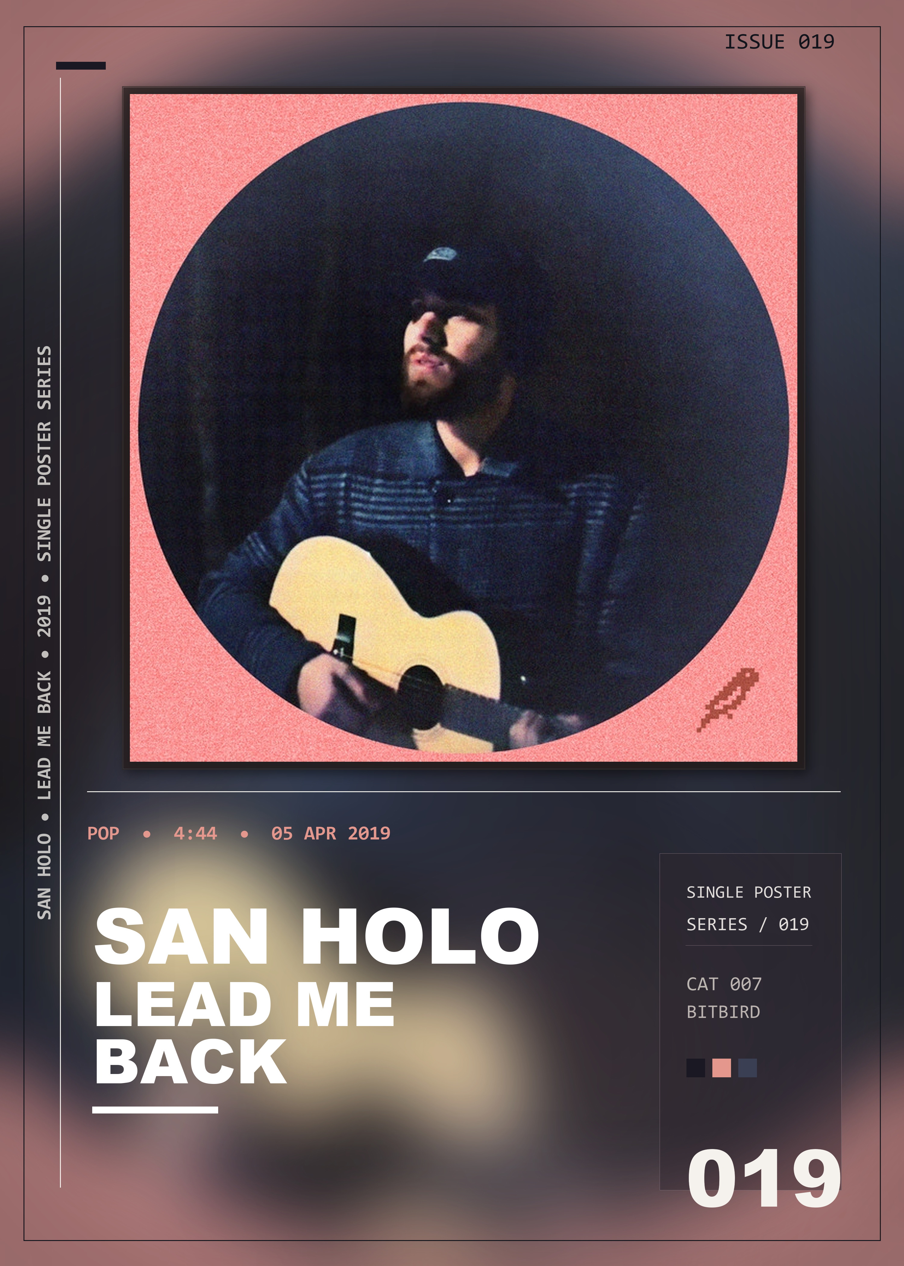Music poster: San Holo - Lead Me Back