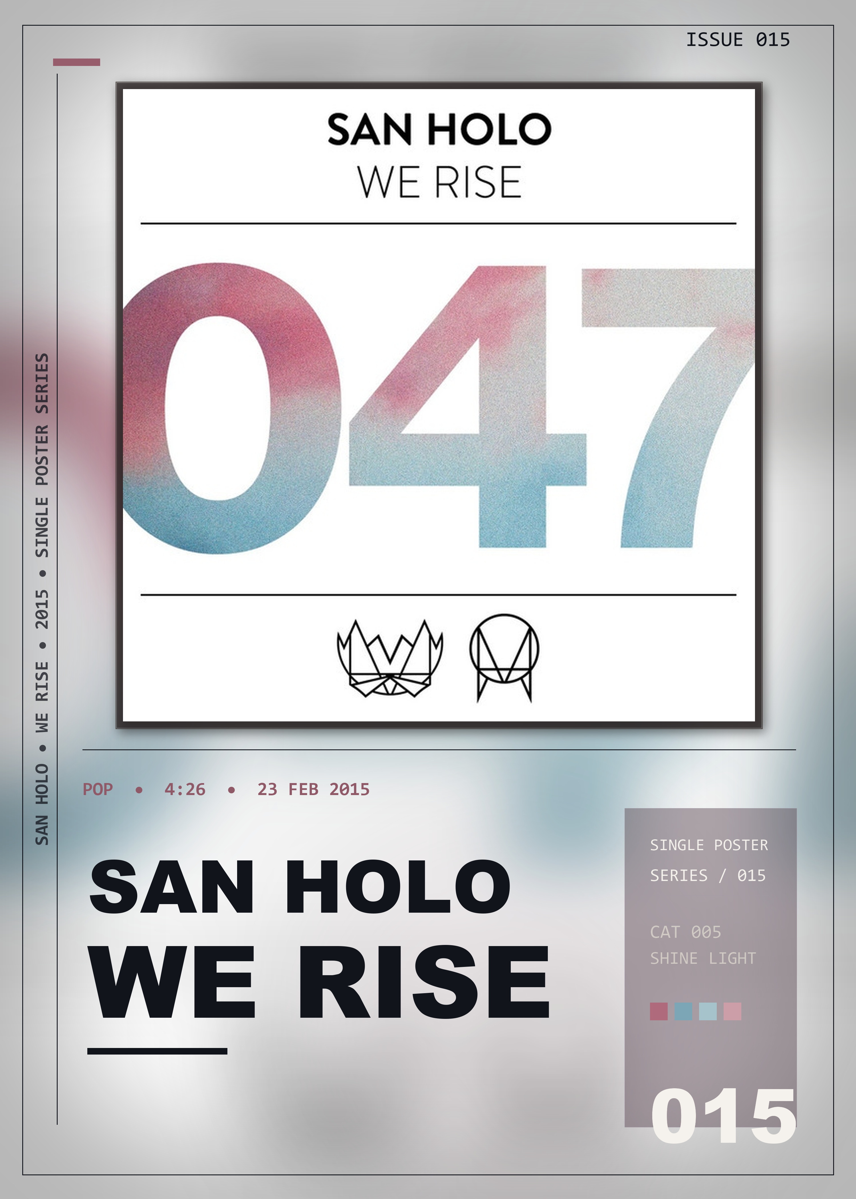 Music poster: San Holo - We Rise