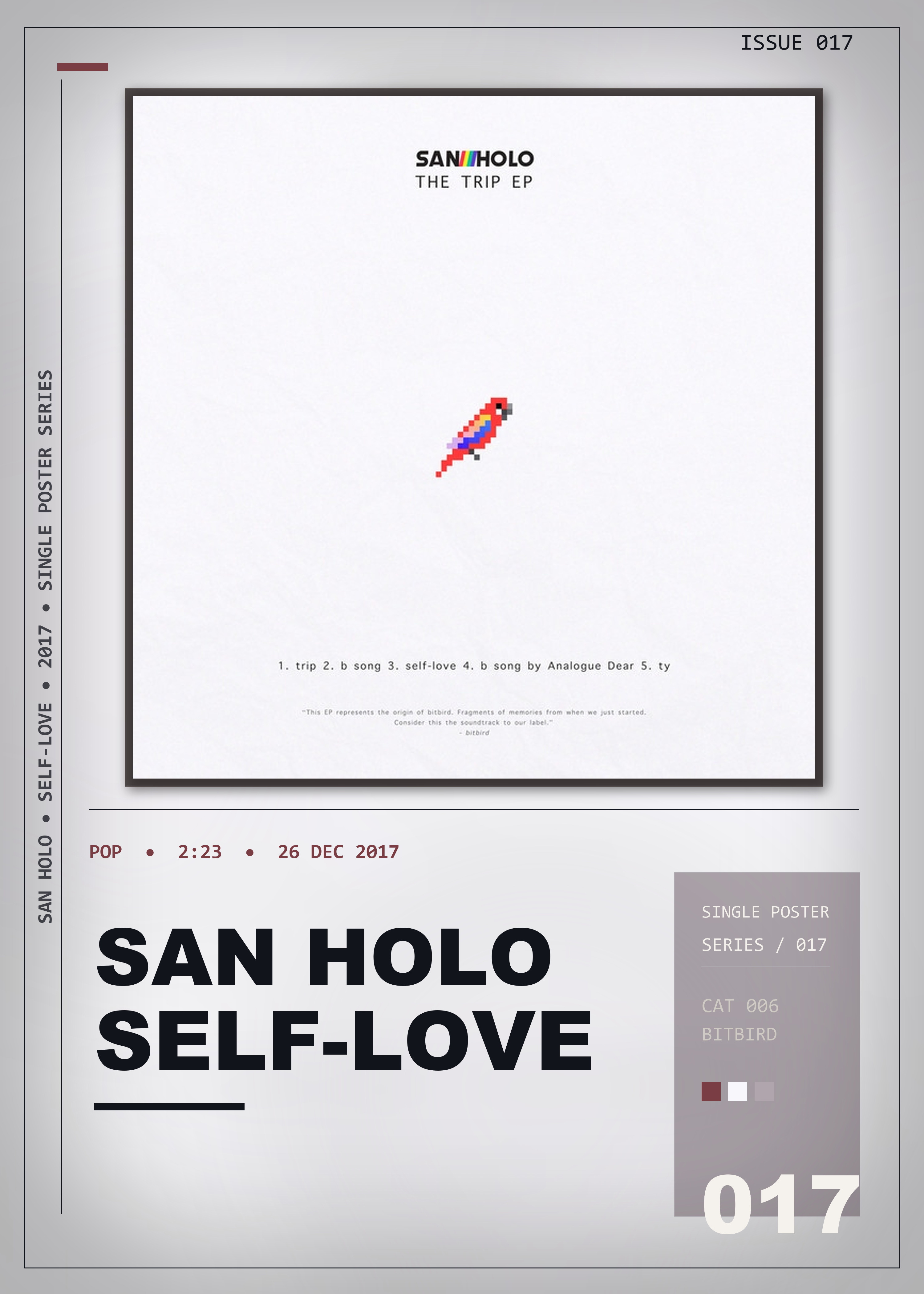 Music poster: San Holo - self-love