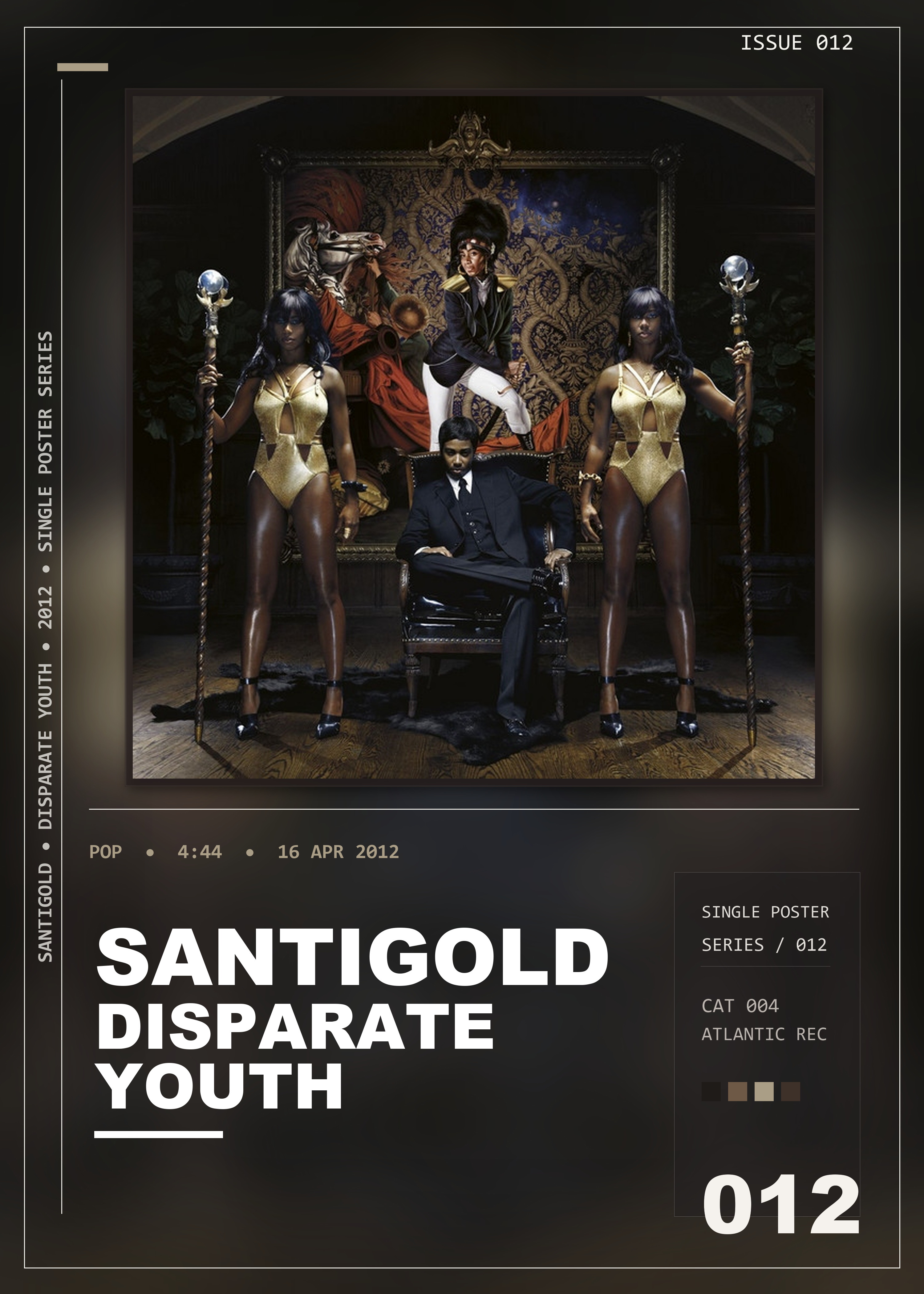 Music poster: Santigold - Disparate Youth