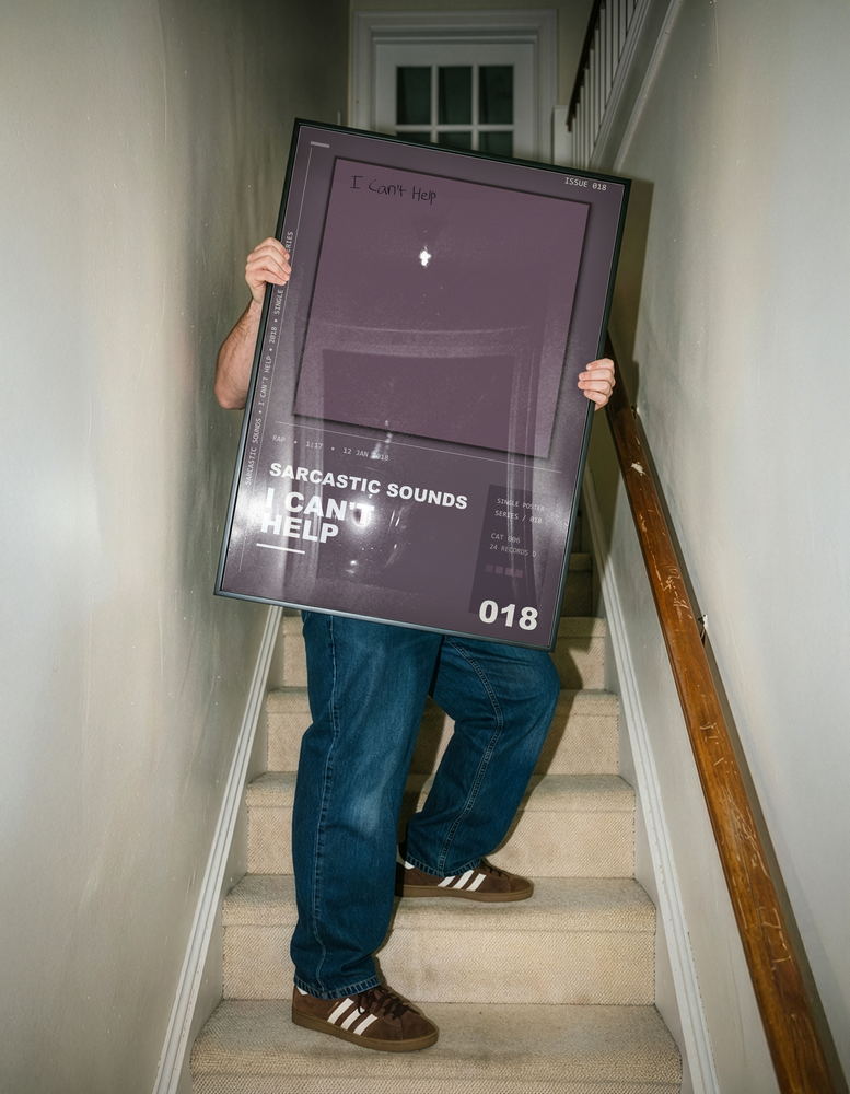 Music poster: Sarcastic Sounds - I Cant Help