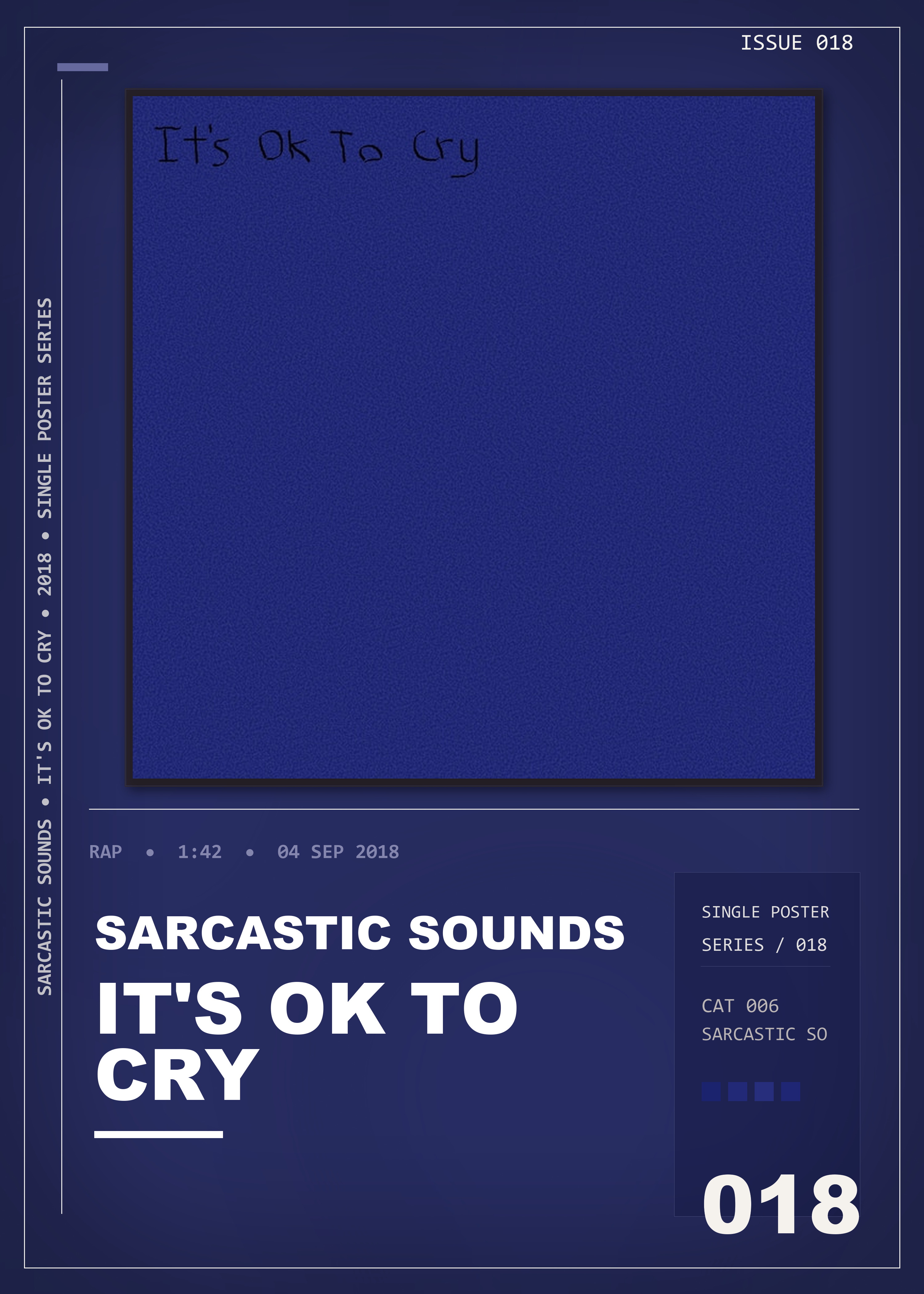Music poster: Sarcastic Sounds - Its OK to Cry
