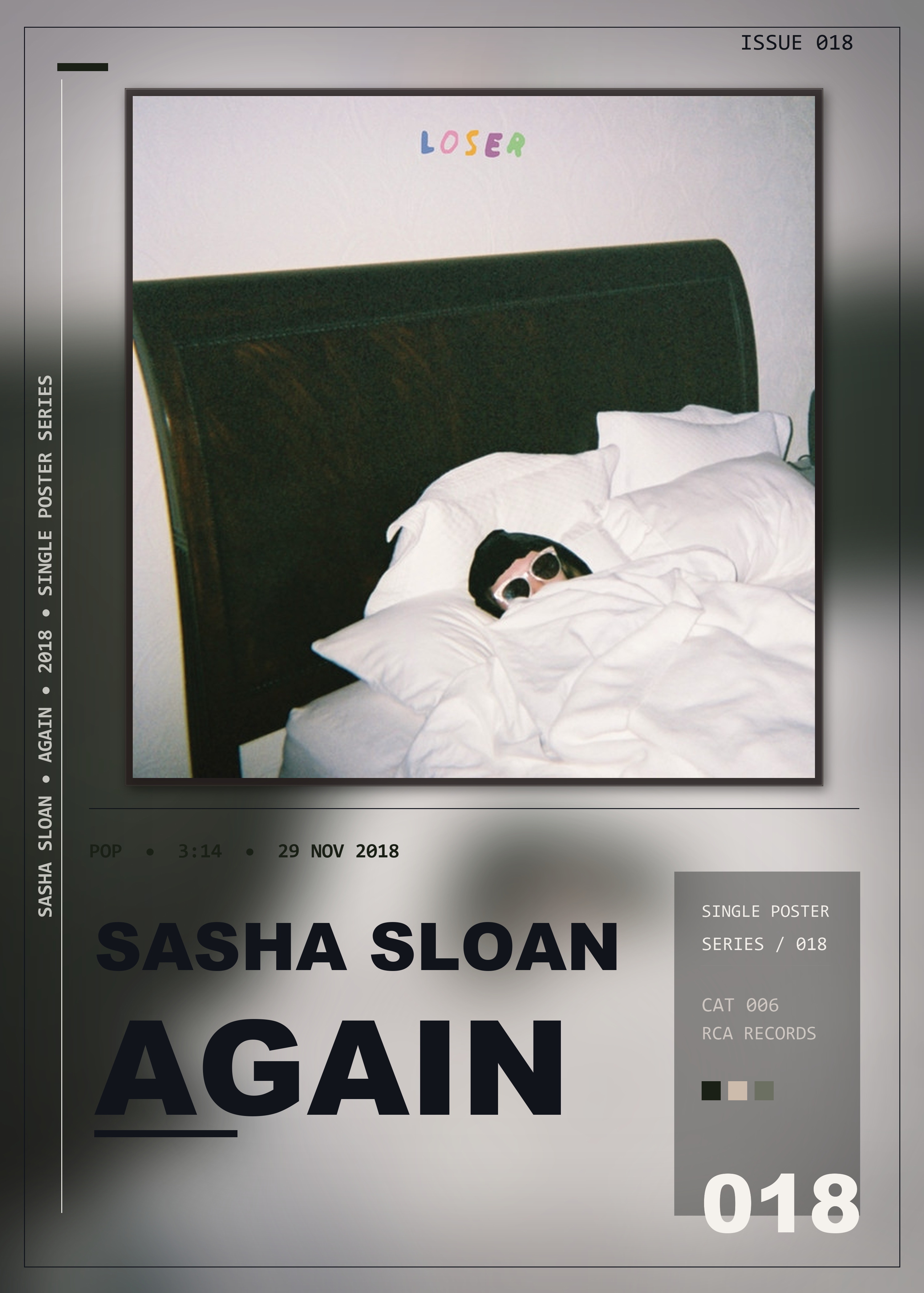 Music poster: Sasha Sloan - Again