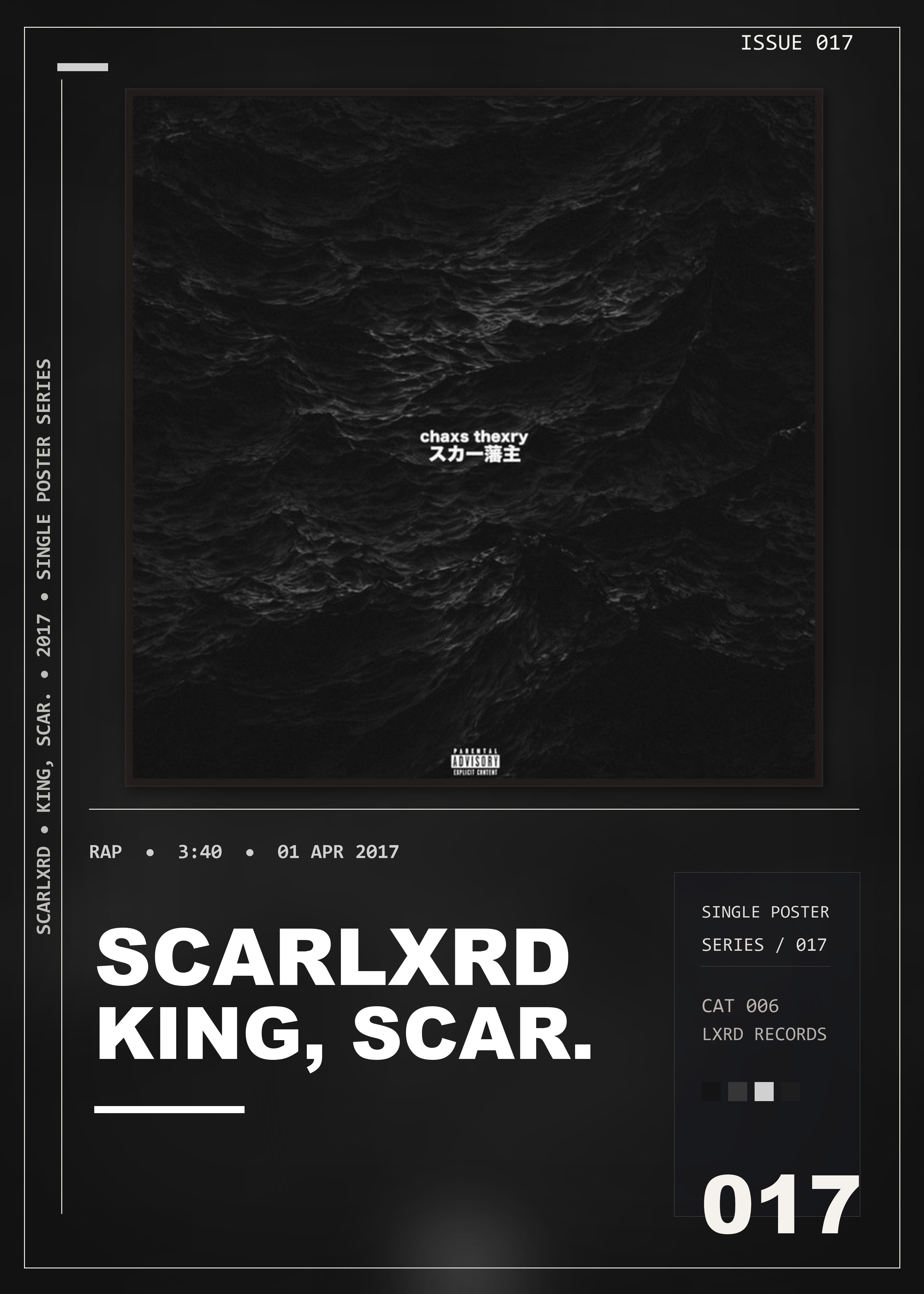 Music poster: Scarlxrd - King Scar