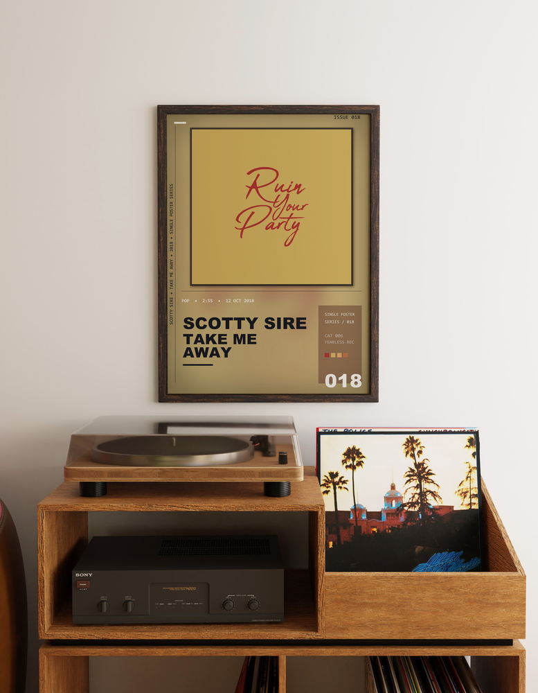 Music poster: Scotty Sire - Take Me Away