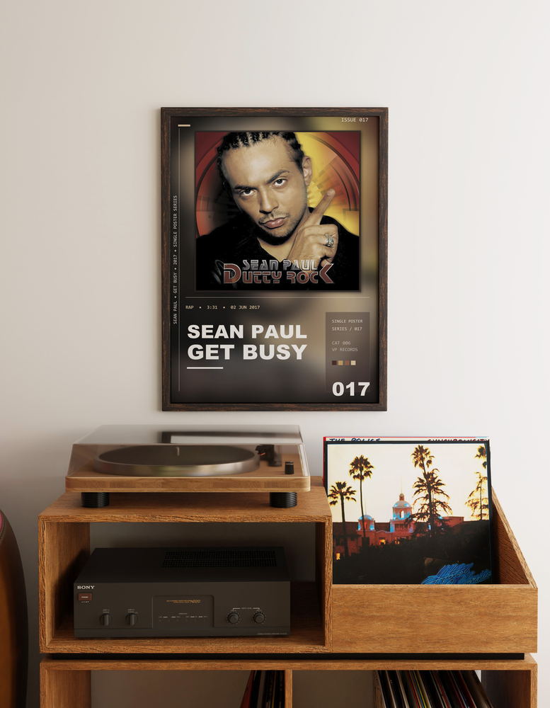 Music poster: Sean Paul - Get Busy
