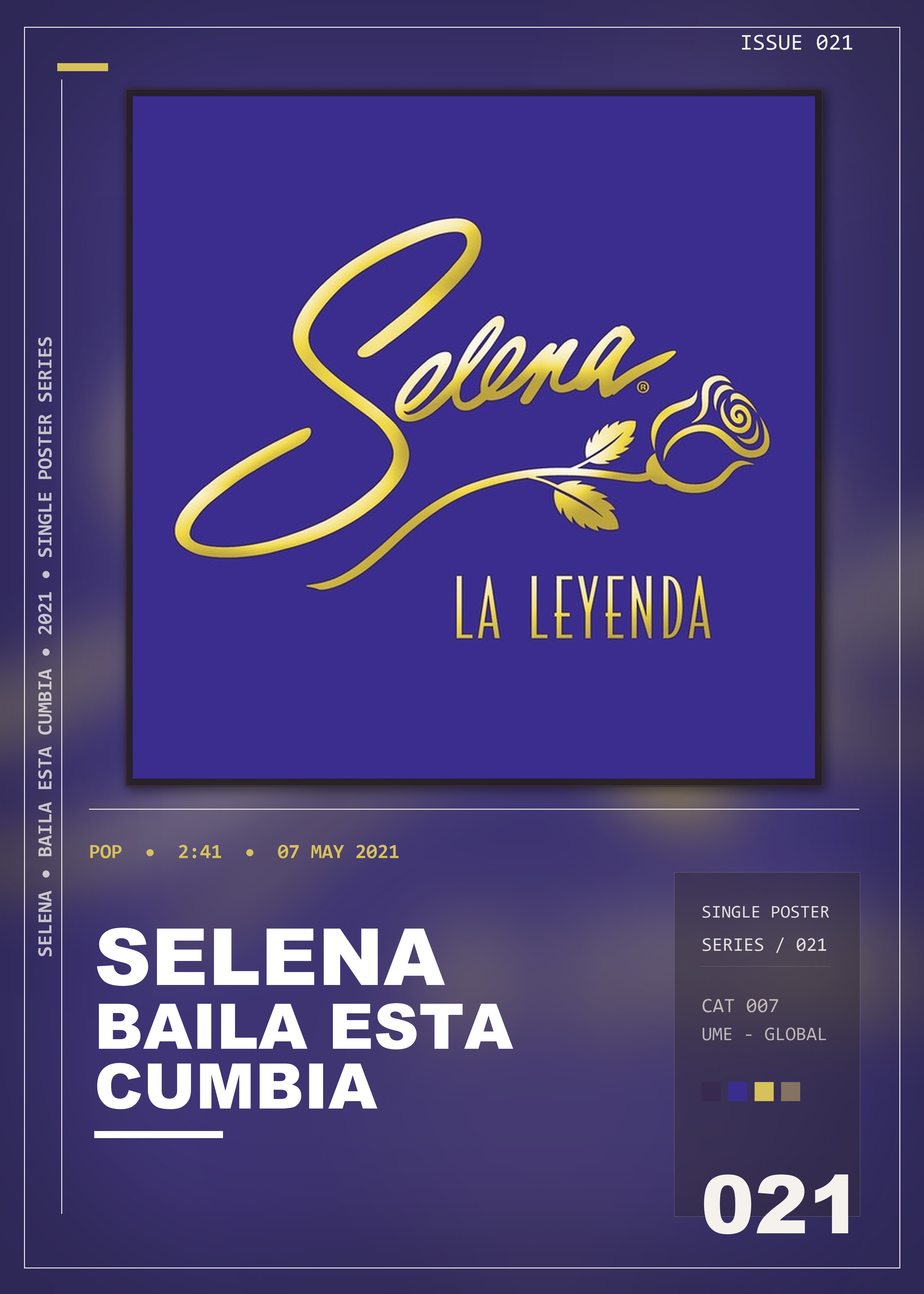 Music poster: Selena - Baila Esta Cumbia