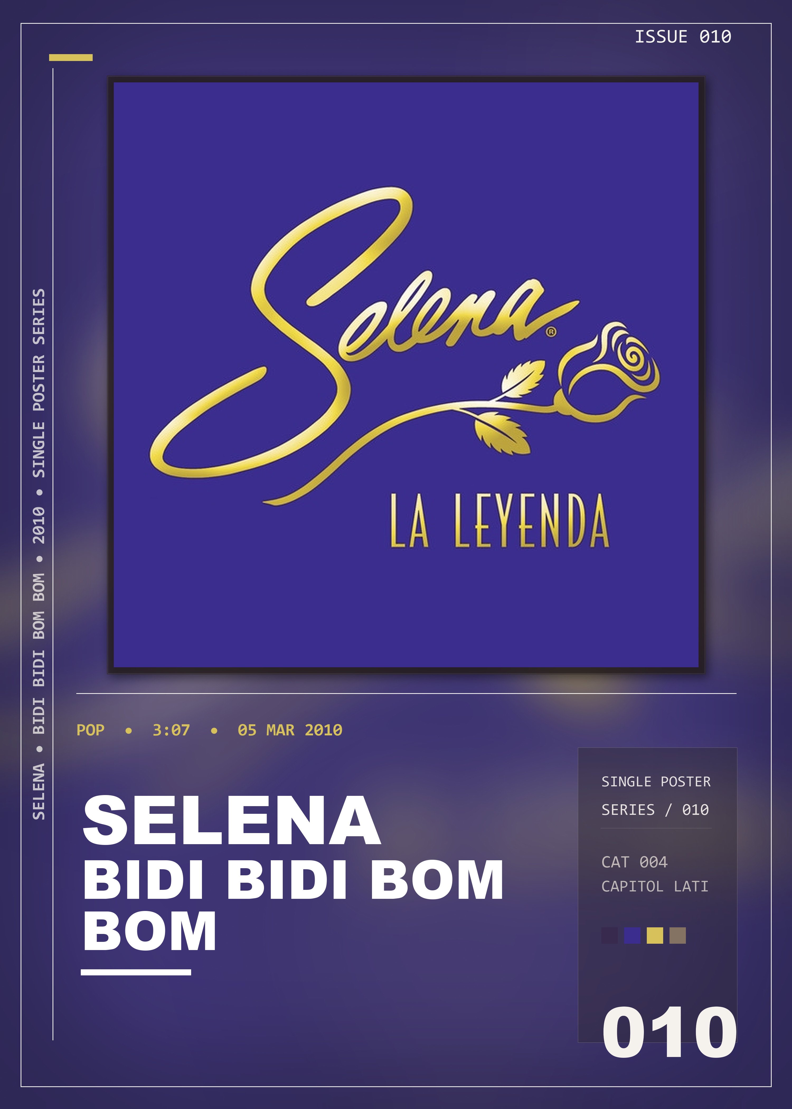 Music poster: Selena - Bidi Bidi Bom Bom