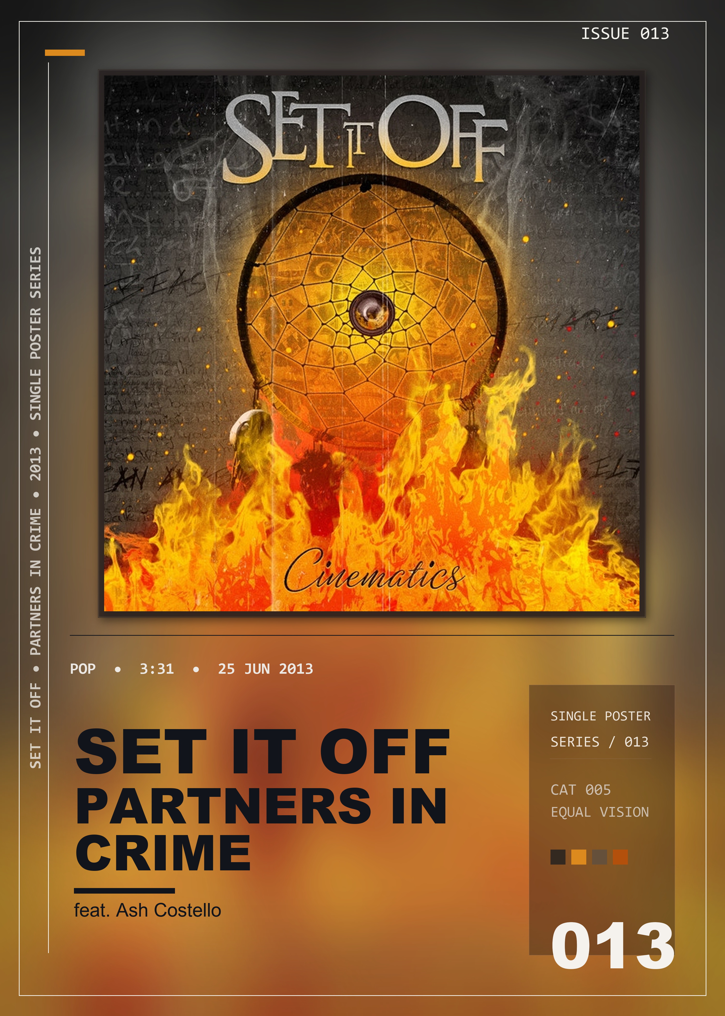 Music poster: Set It Off - Partners in Crime feat Ash Costello