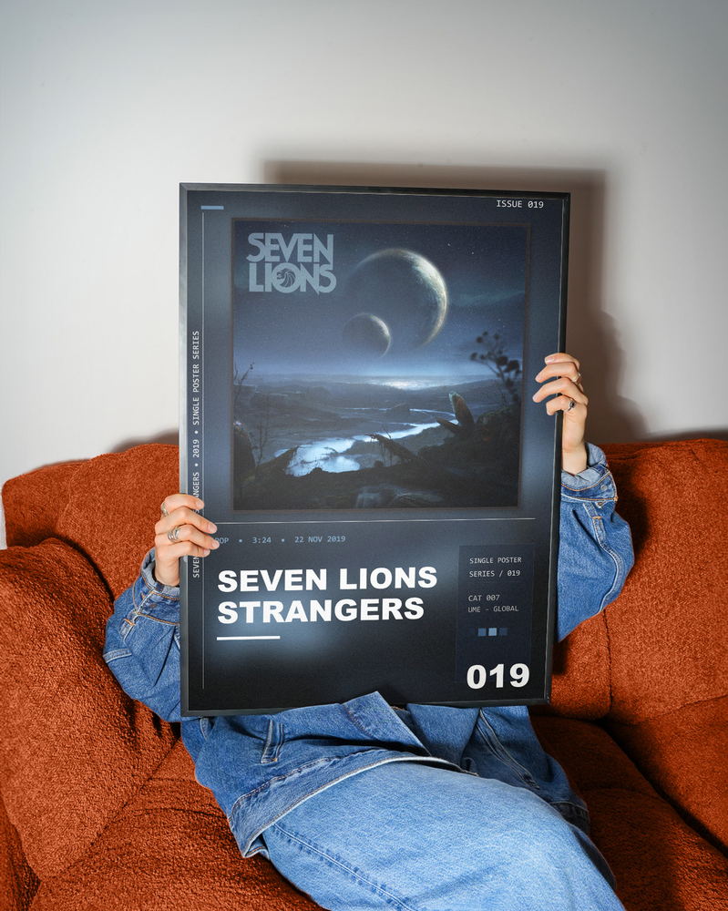 Music poster: Seven Lions - Strangers
