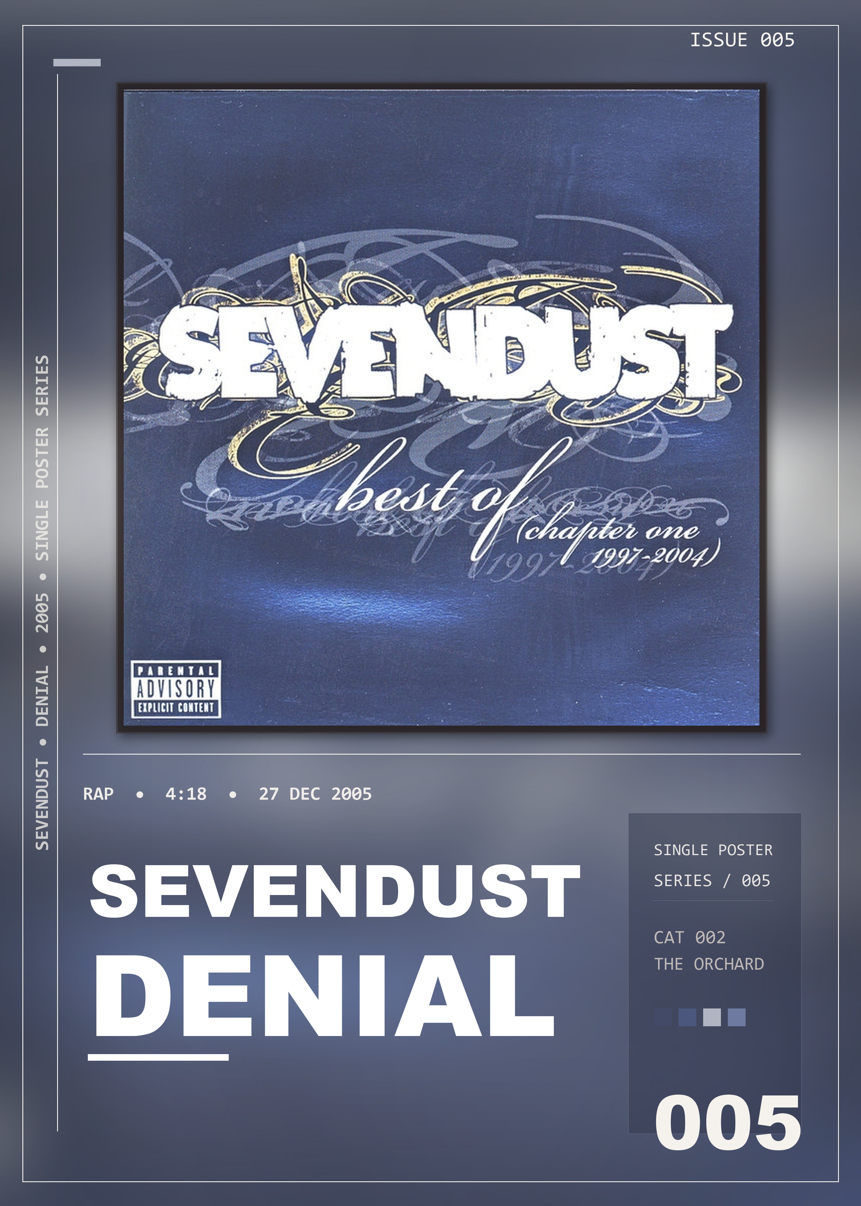 Music poster: Sevendust - Denial