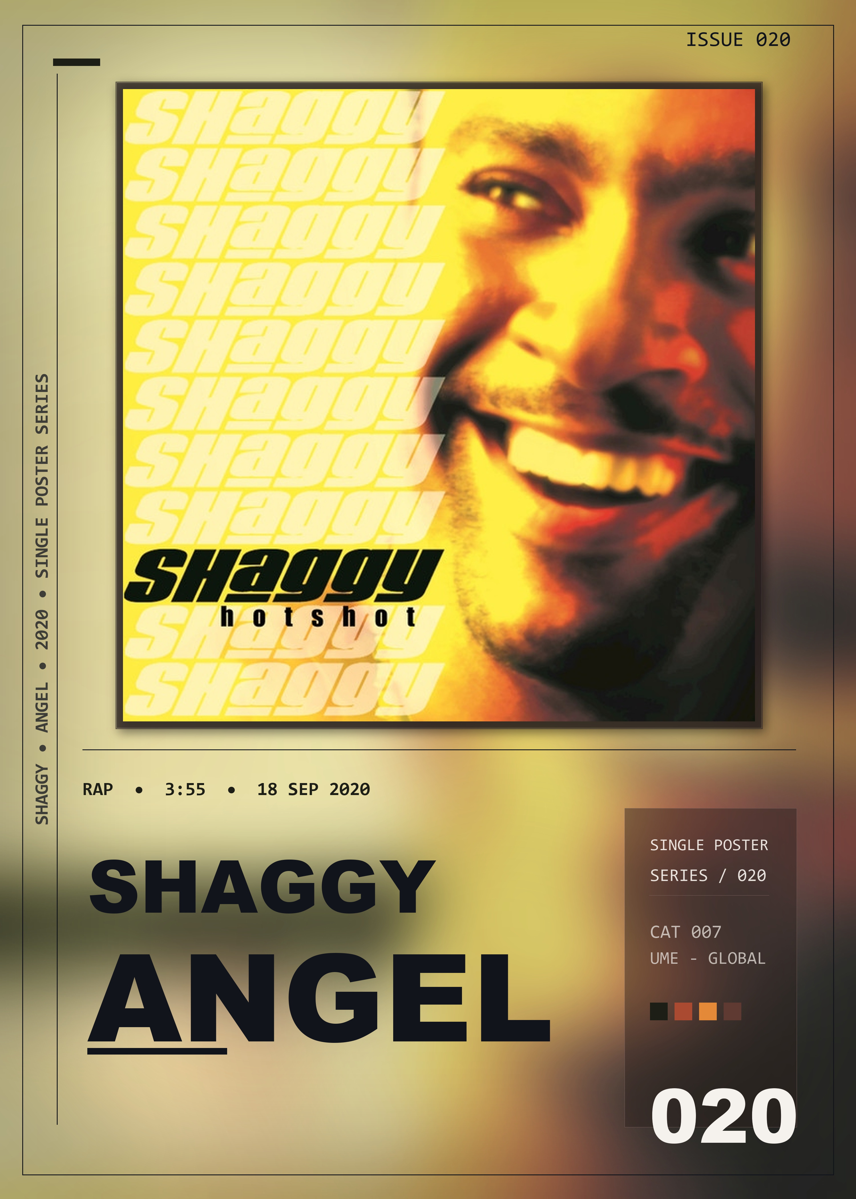 Music poster: Shaggy - Angel