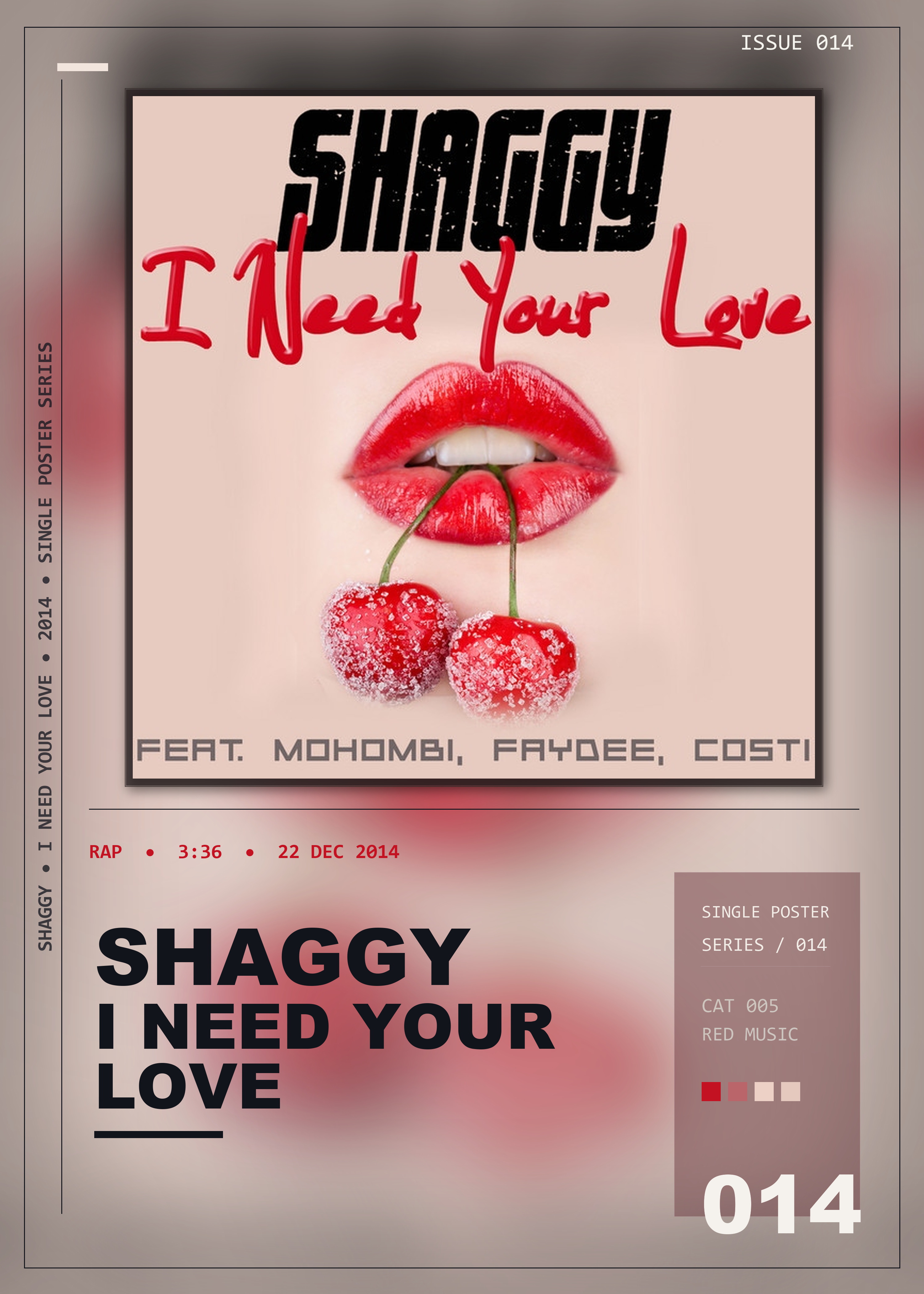Music poster: Shaggy - I Need Your Love