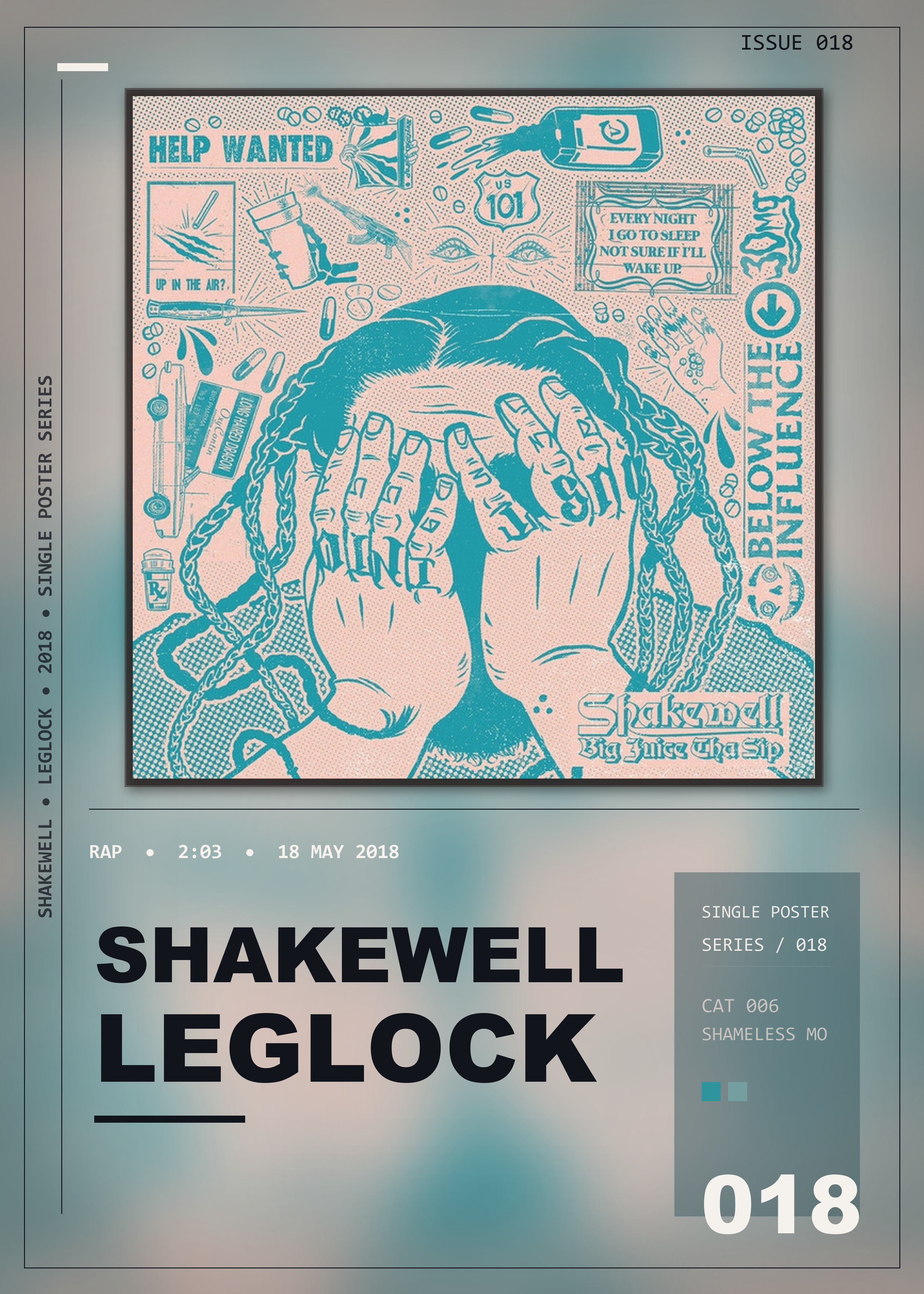 Music poster: Shakewell - Leglock