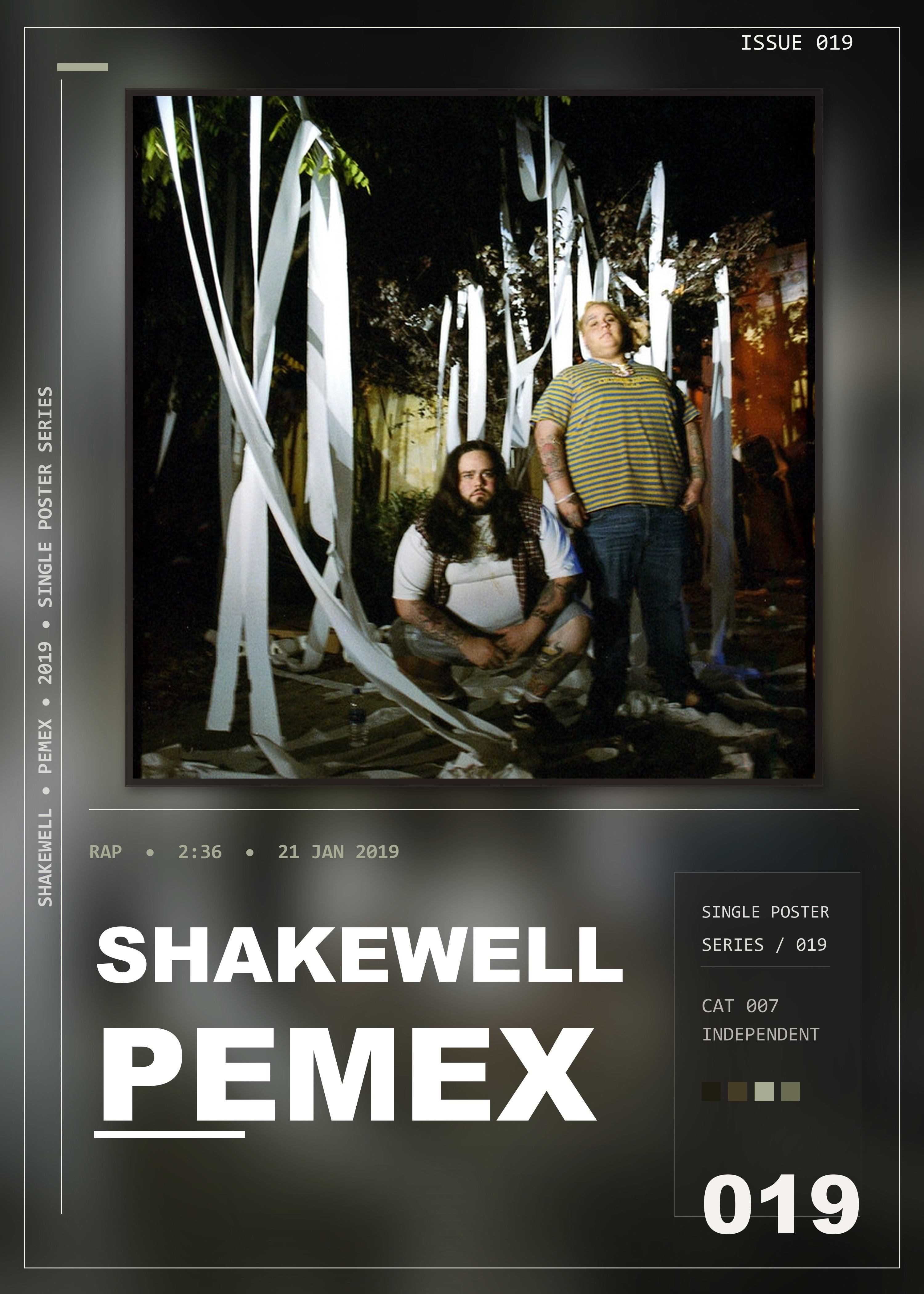 Music poster: Shakewell - Pemex