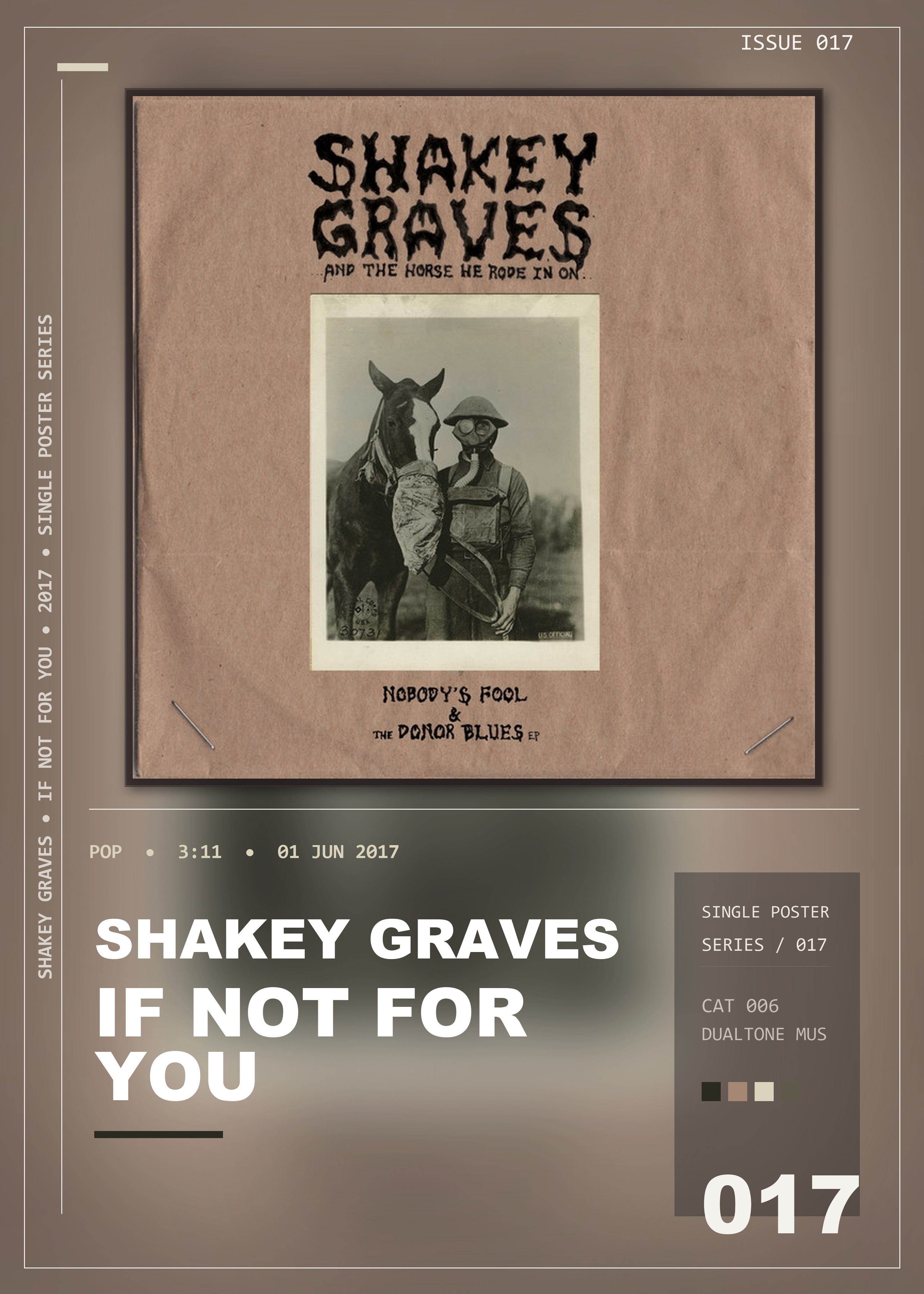Music poster: Shakey Graves - If Not For You Demo