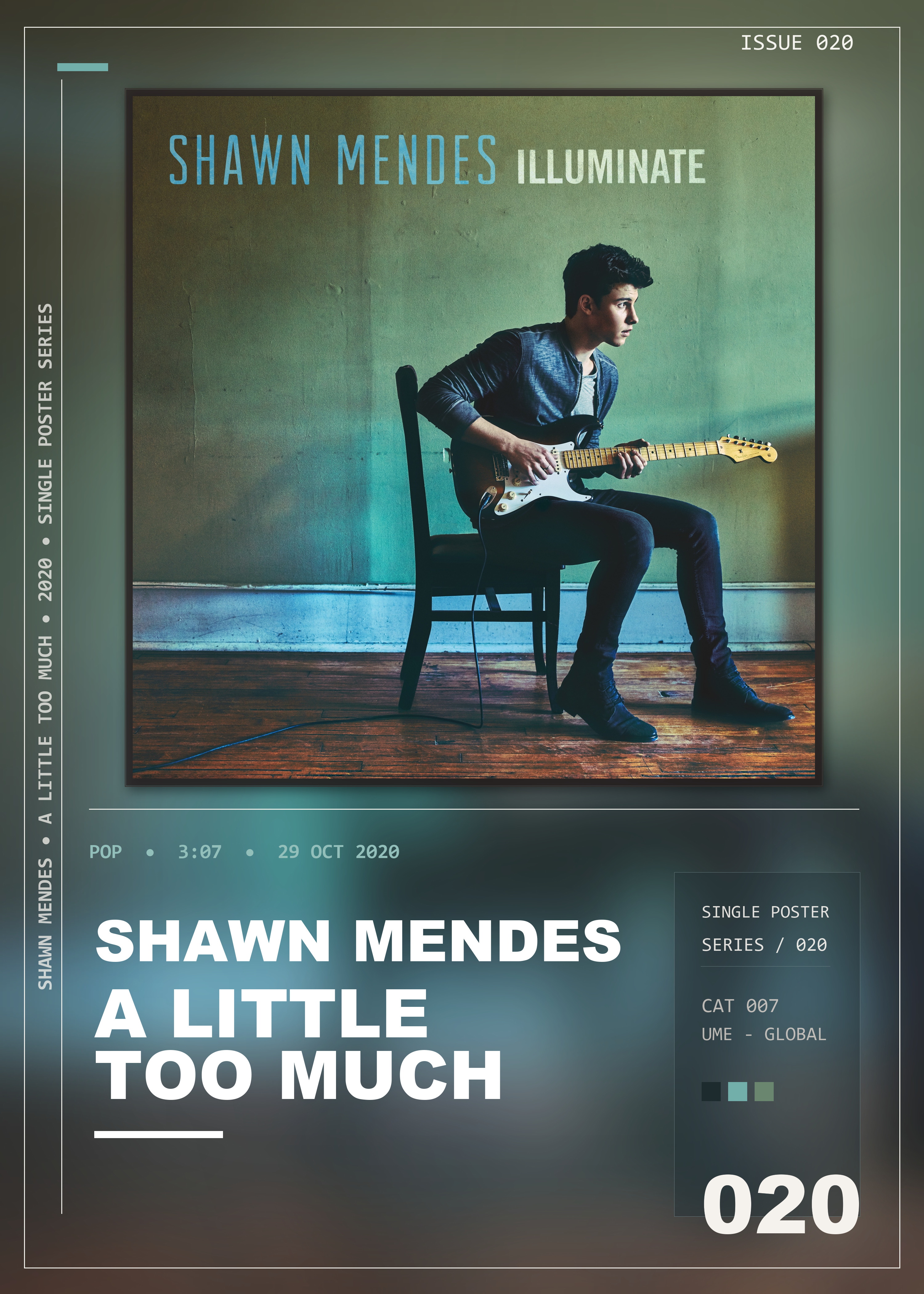 Music poster: Shawn Mendes - A Little Too Much
