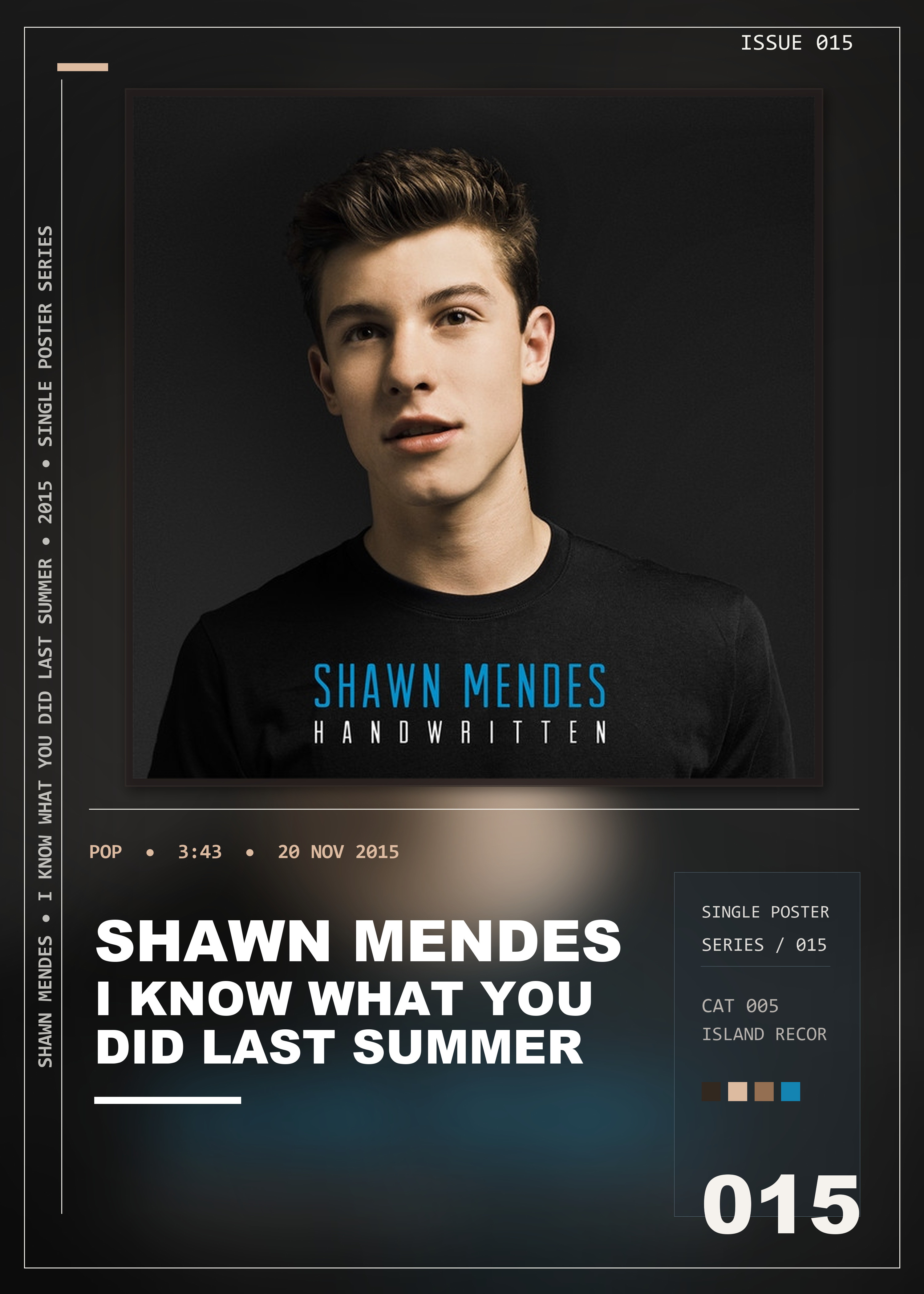 Music poster: Shawn Mendes - I Know What You Did Last Summer