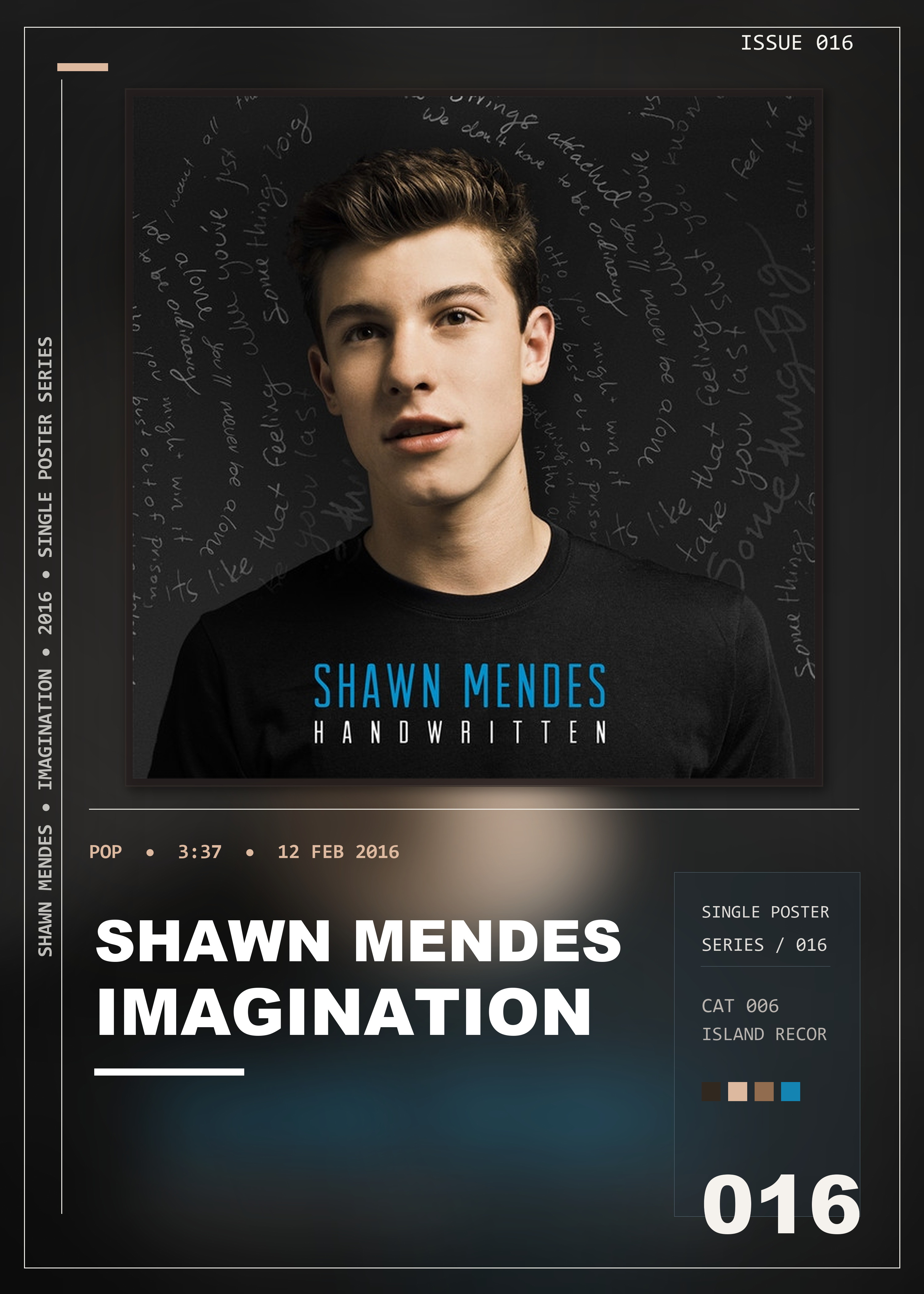Music poster: Shawn Mendes - Imagination