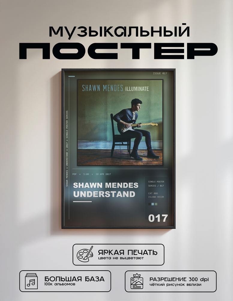 Music poster: Shawn Mendes - Understand
