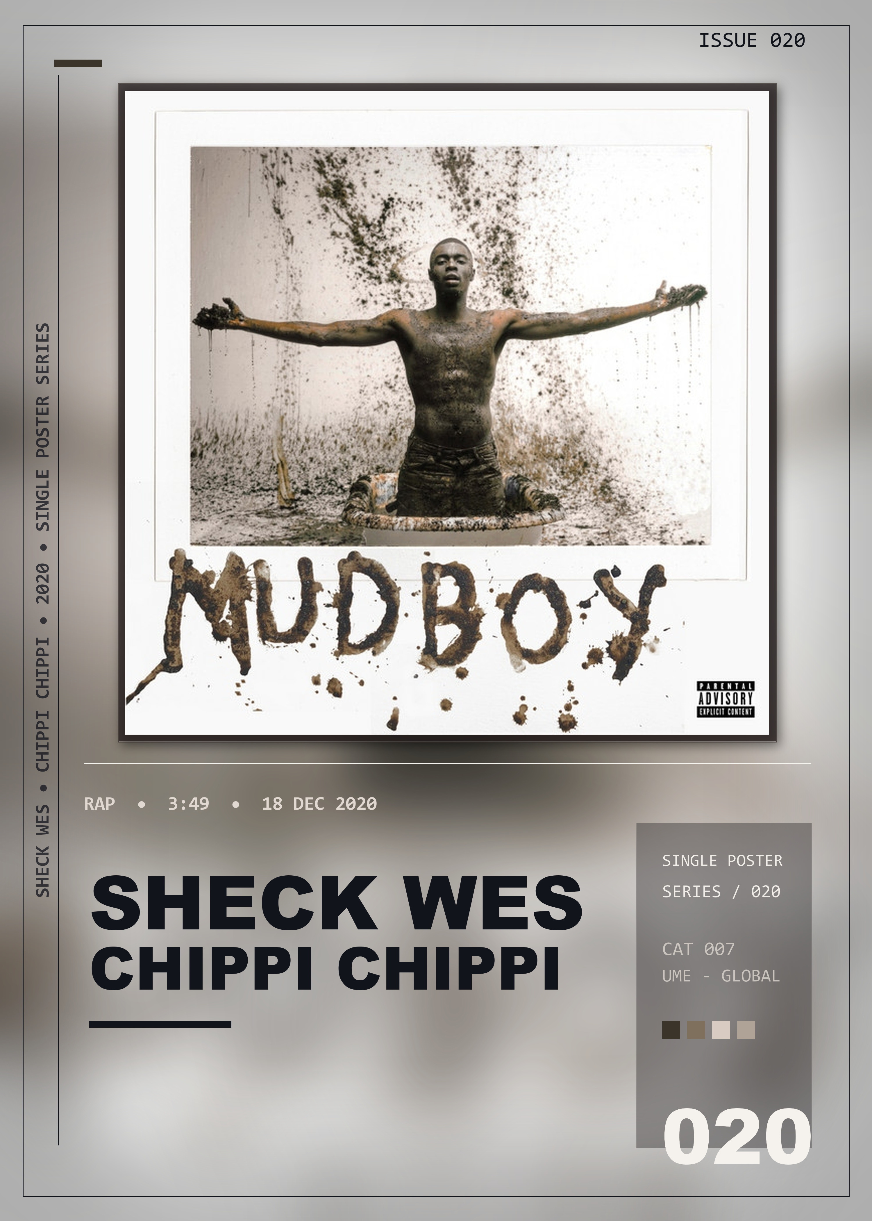 Music poster: Sheck Wes - Chippi Chippi