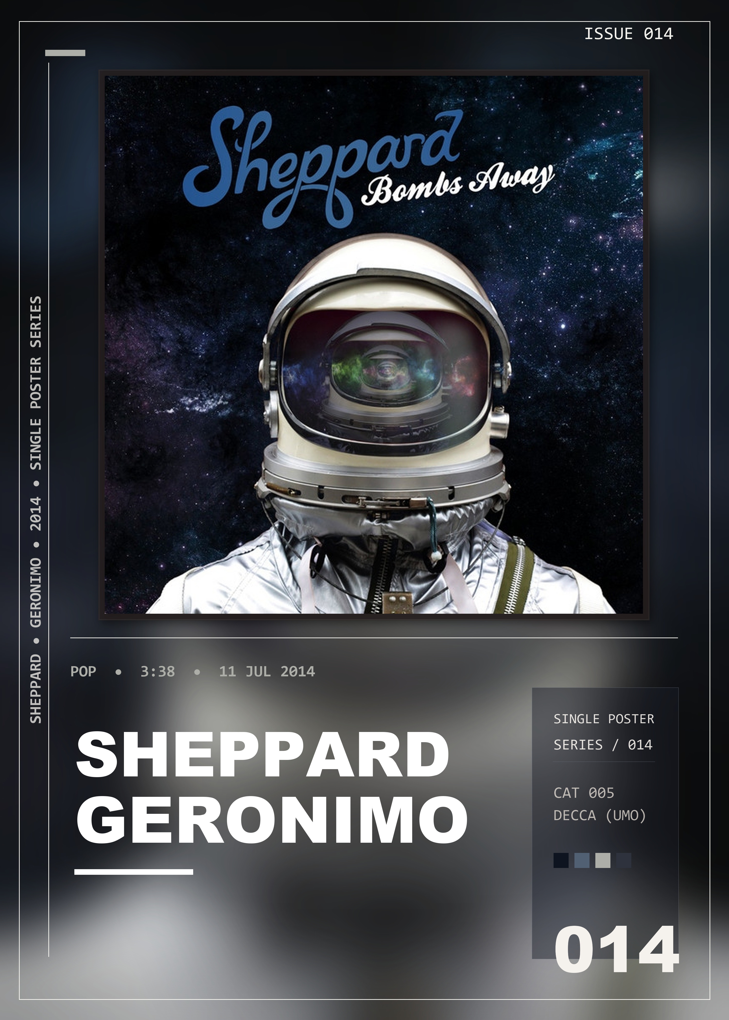 Music poster: Sheppard - Geronimo